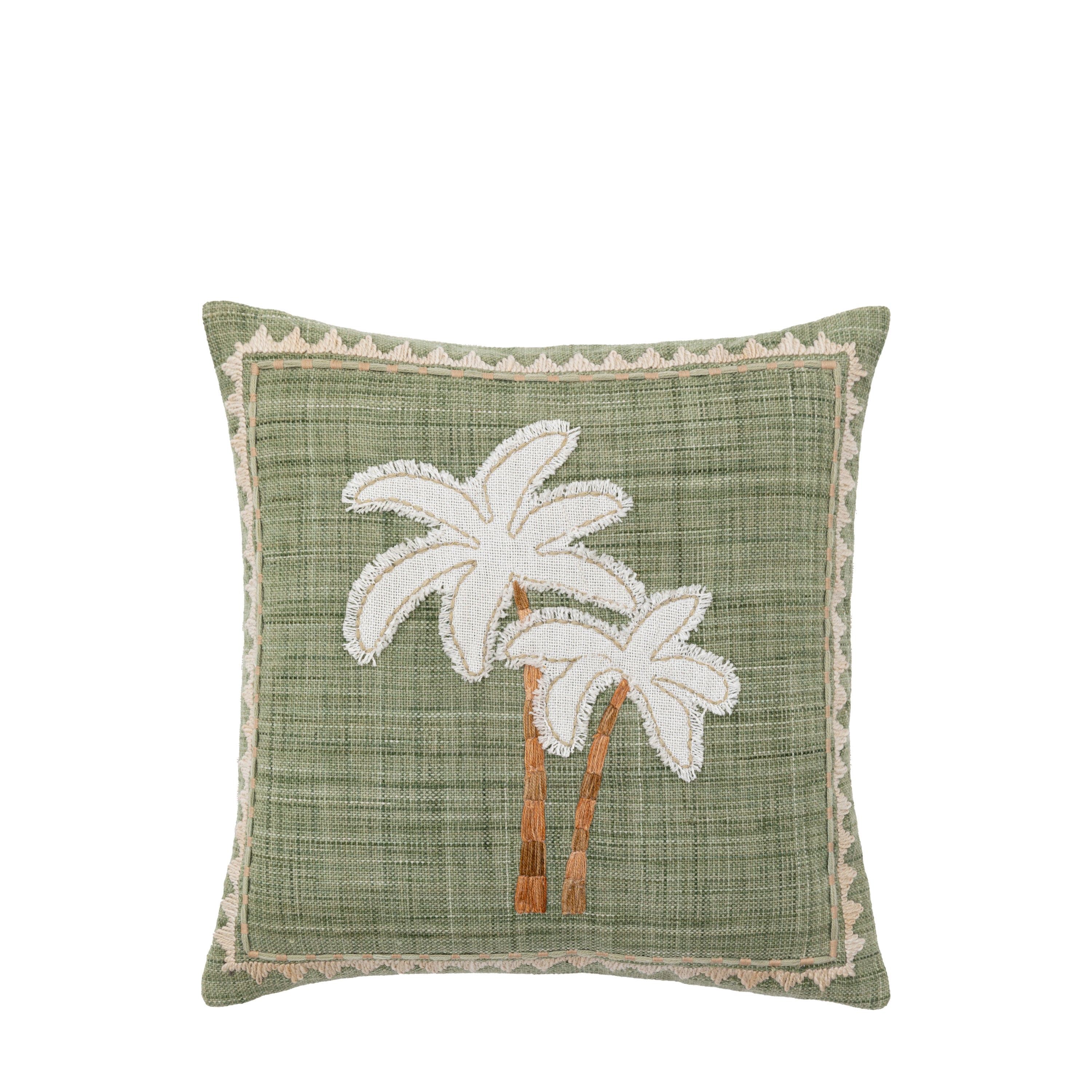 Nohea Emb Palm Tree Cush Sage