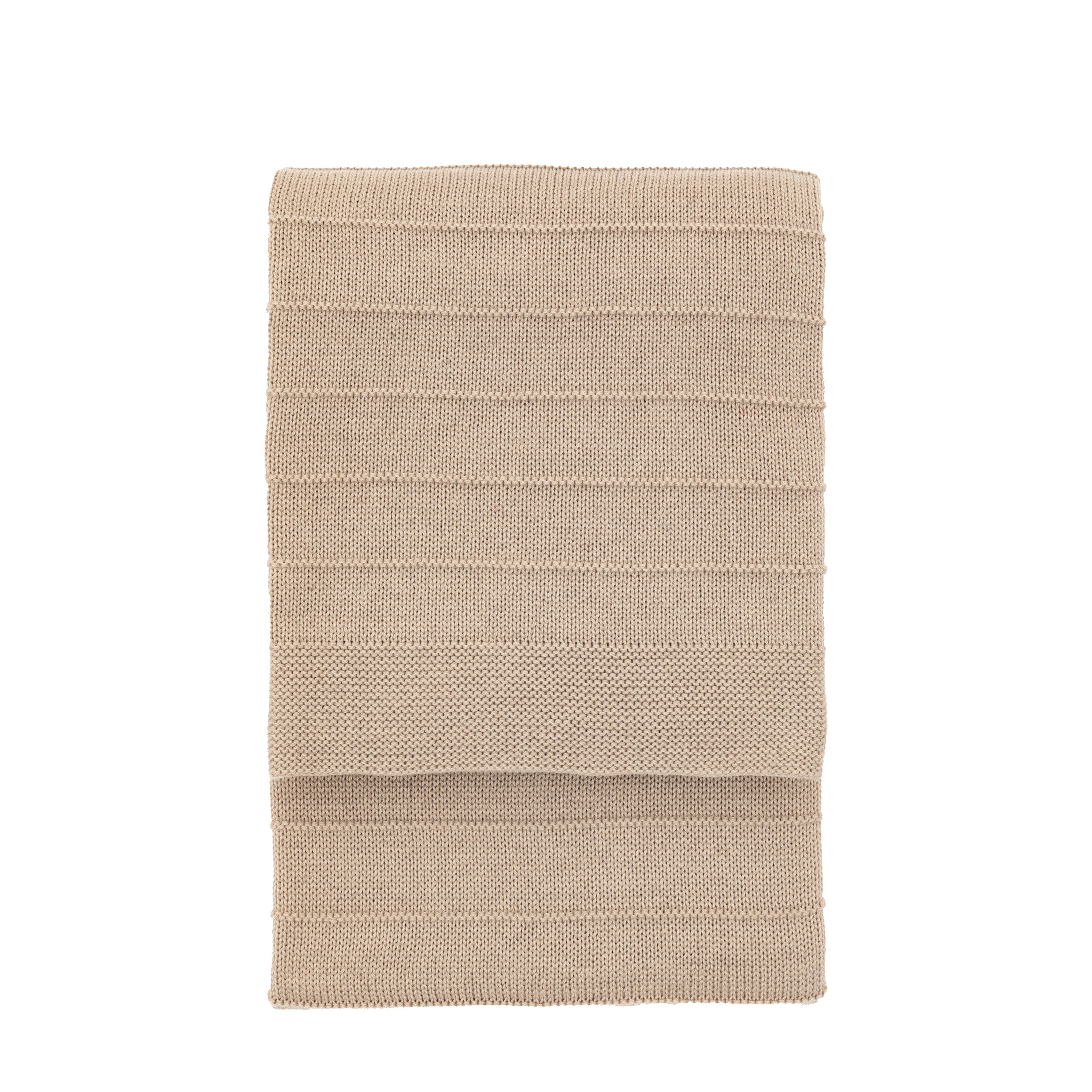 Florence Knit Throw Taupe