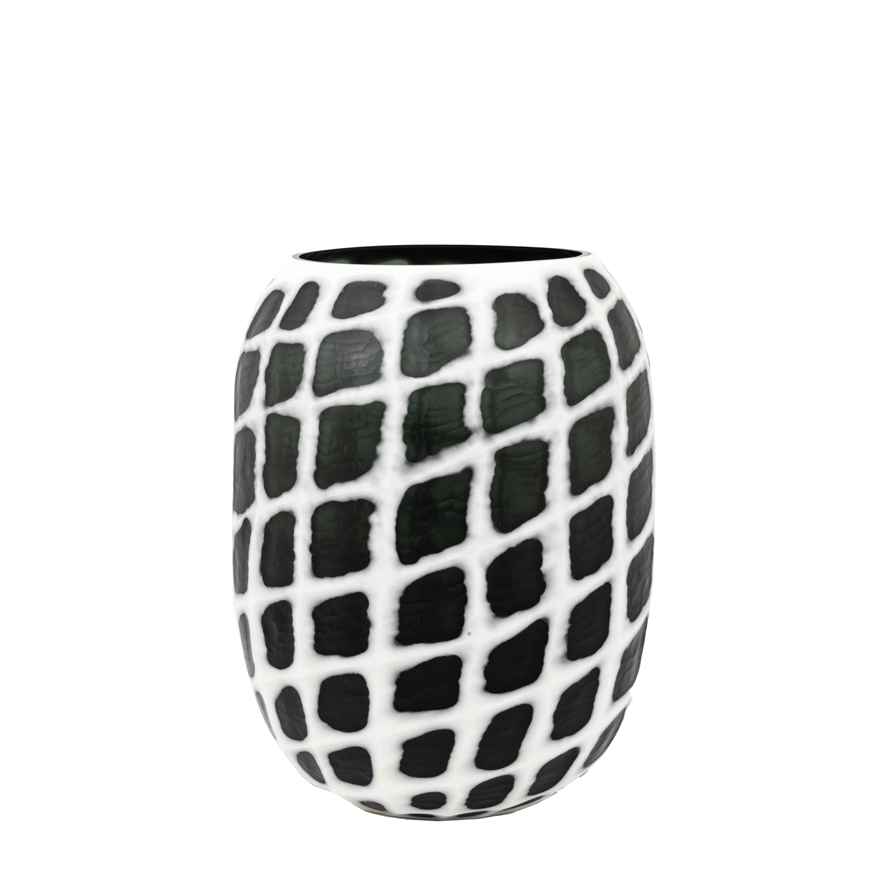 Valencia Handblown Carved Mono Glass Vase