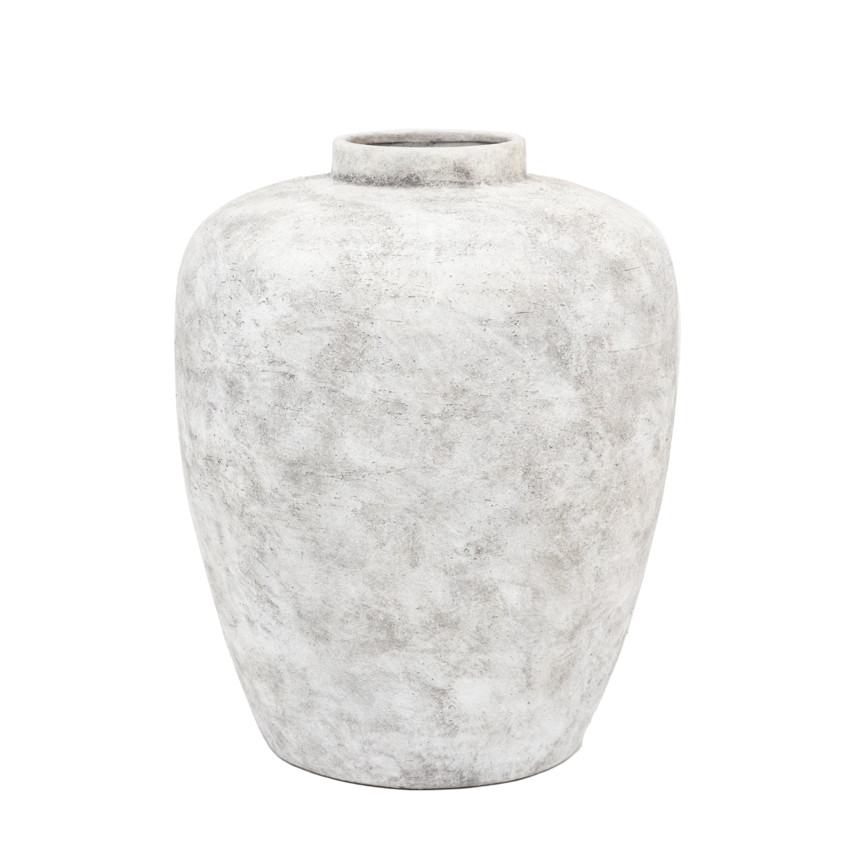 Teguise Ceramic Urn Vase Grey