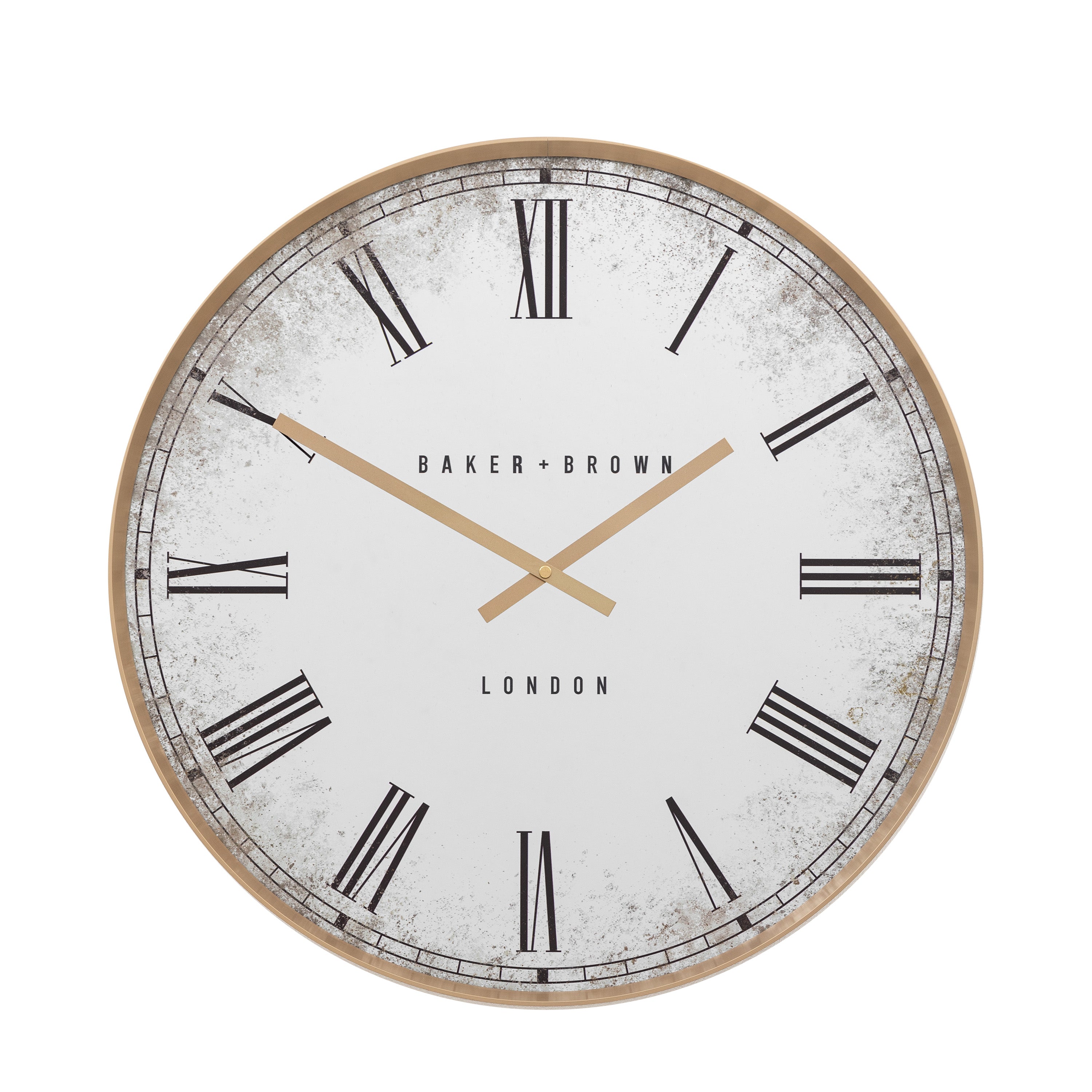 Chester Wall Clock Gold 50cm