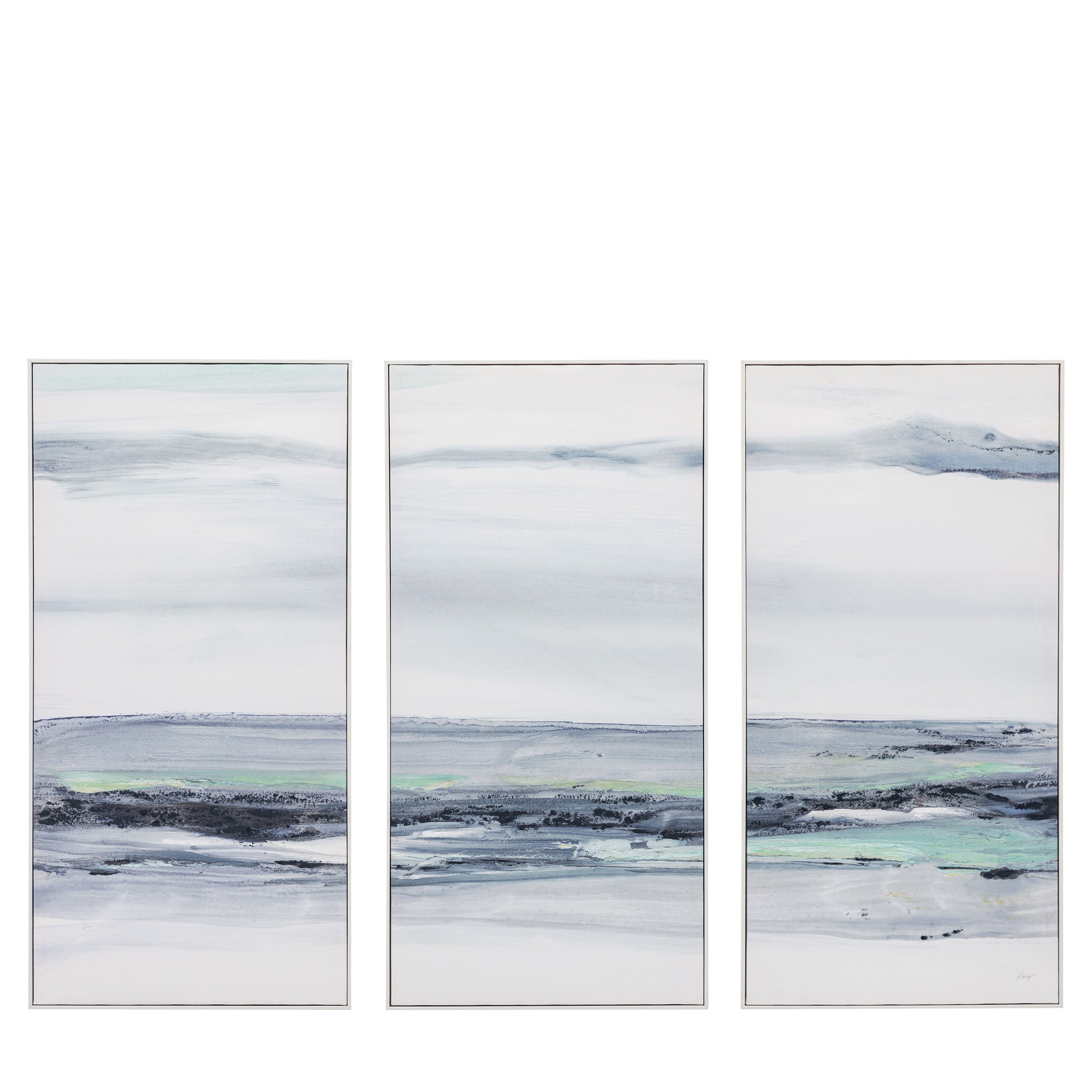 Clouded View Framed Canvas Set of 3