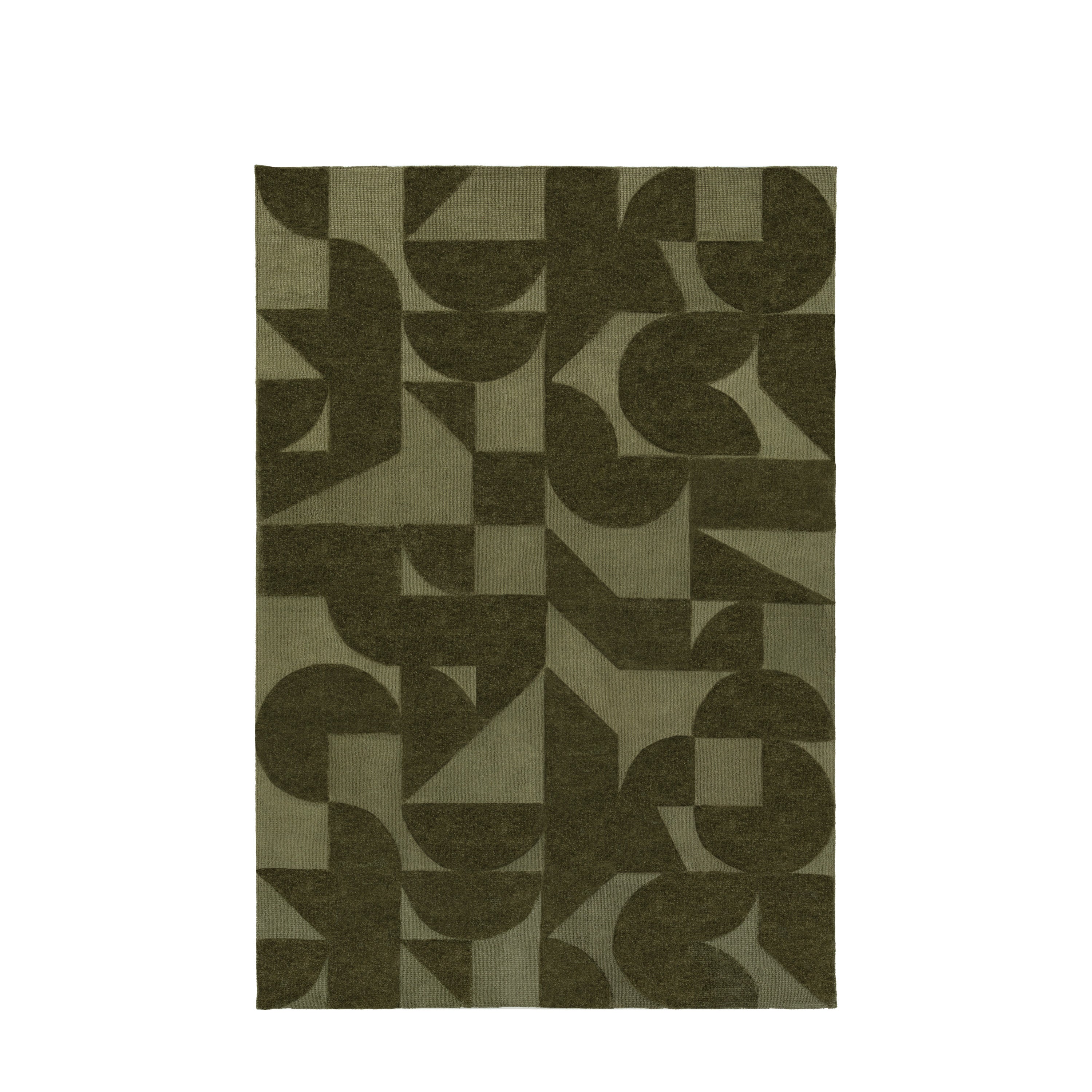 Cortland Block Rug Olive