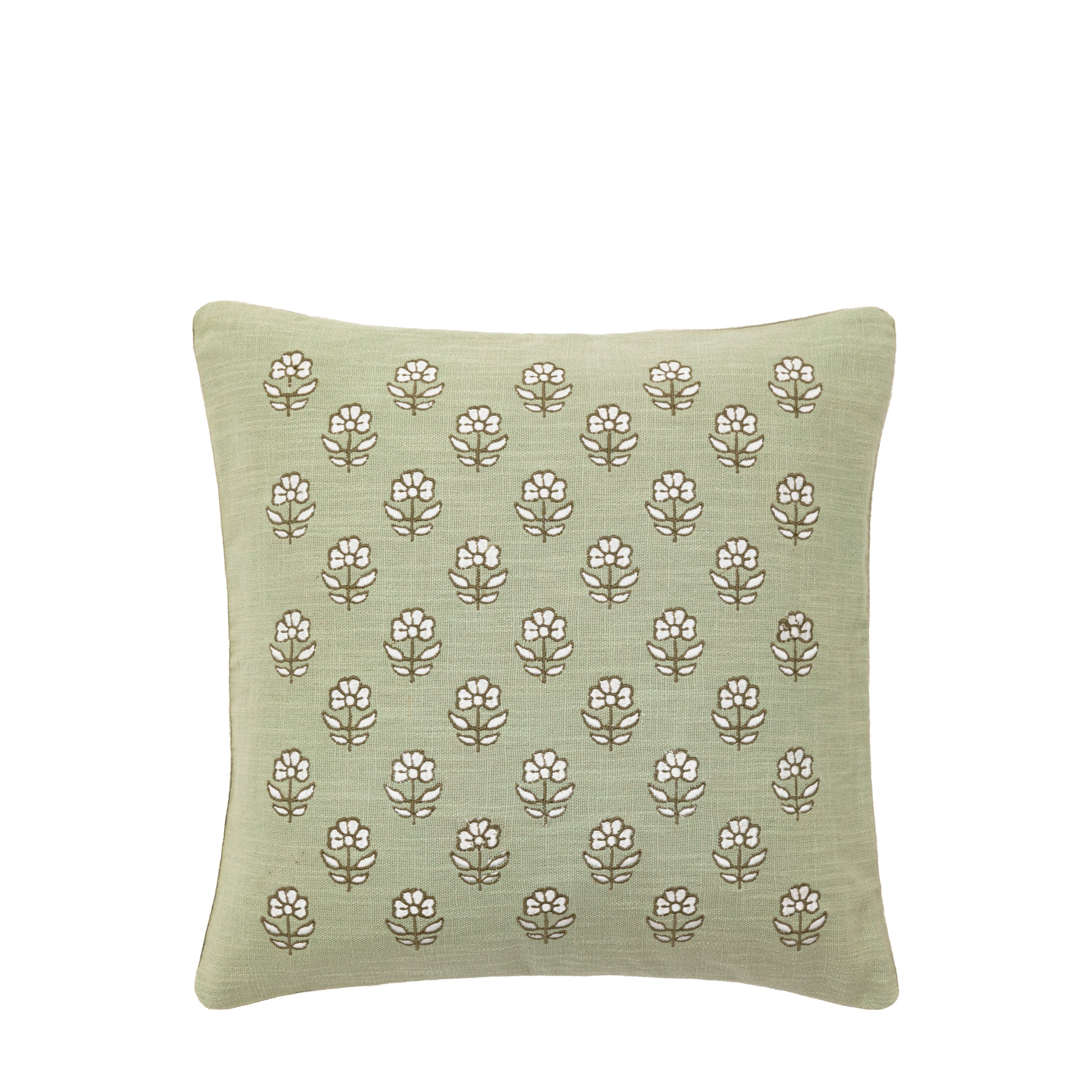 Ilkley Embroider Floral Cush Sage