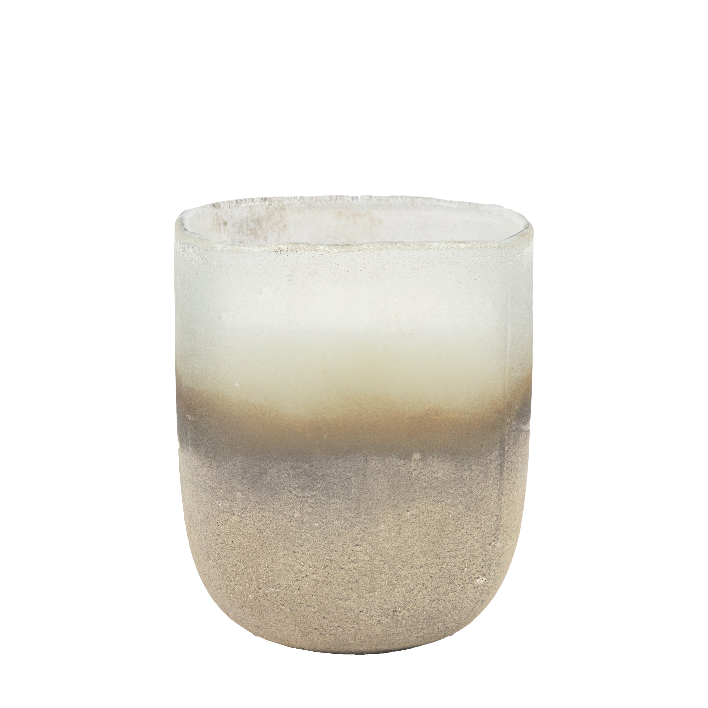 Mercury Candle White/Silver Medium Amber & Lily