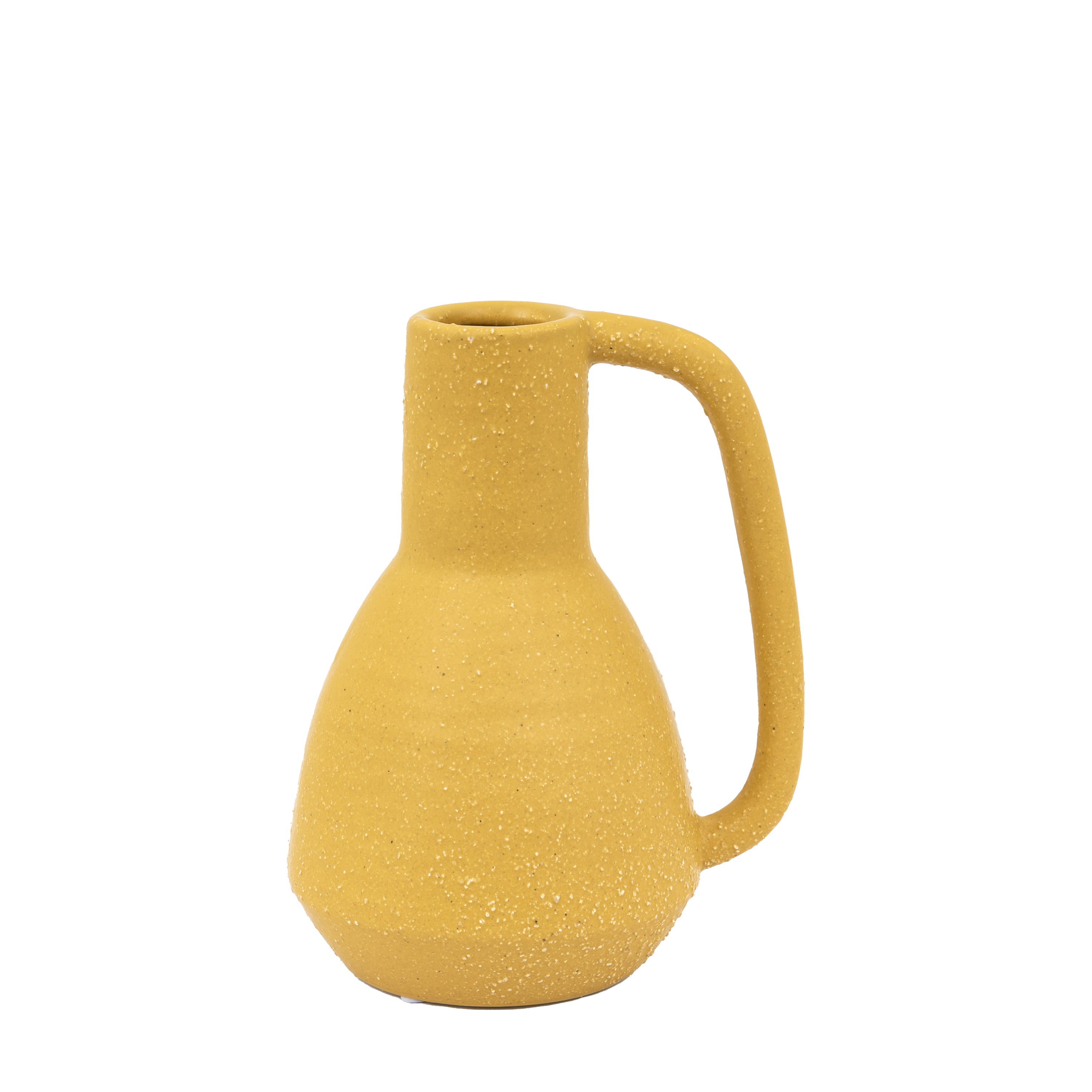 Ojal Ceramic Vase Mustard H210mm