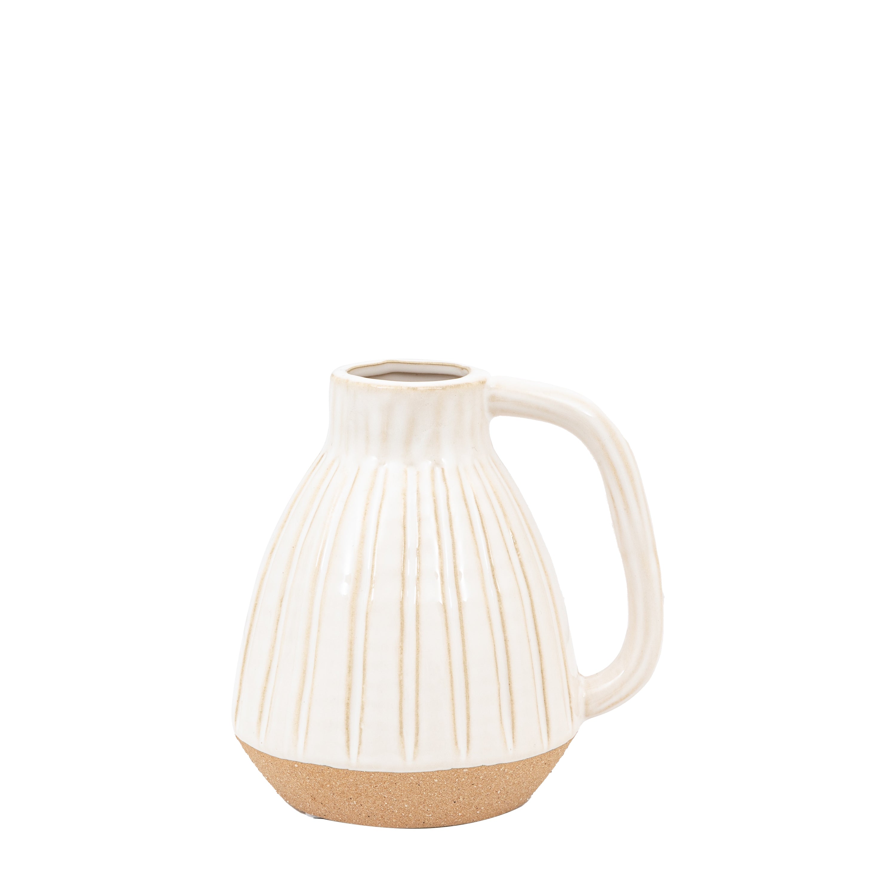 Cromer Ceramic Handled Vase White