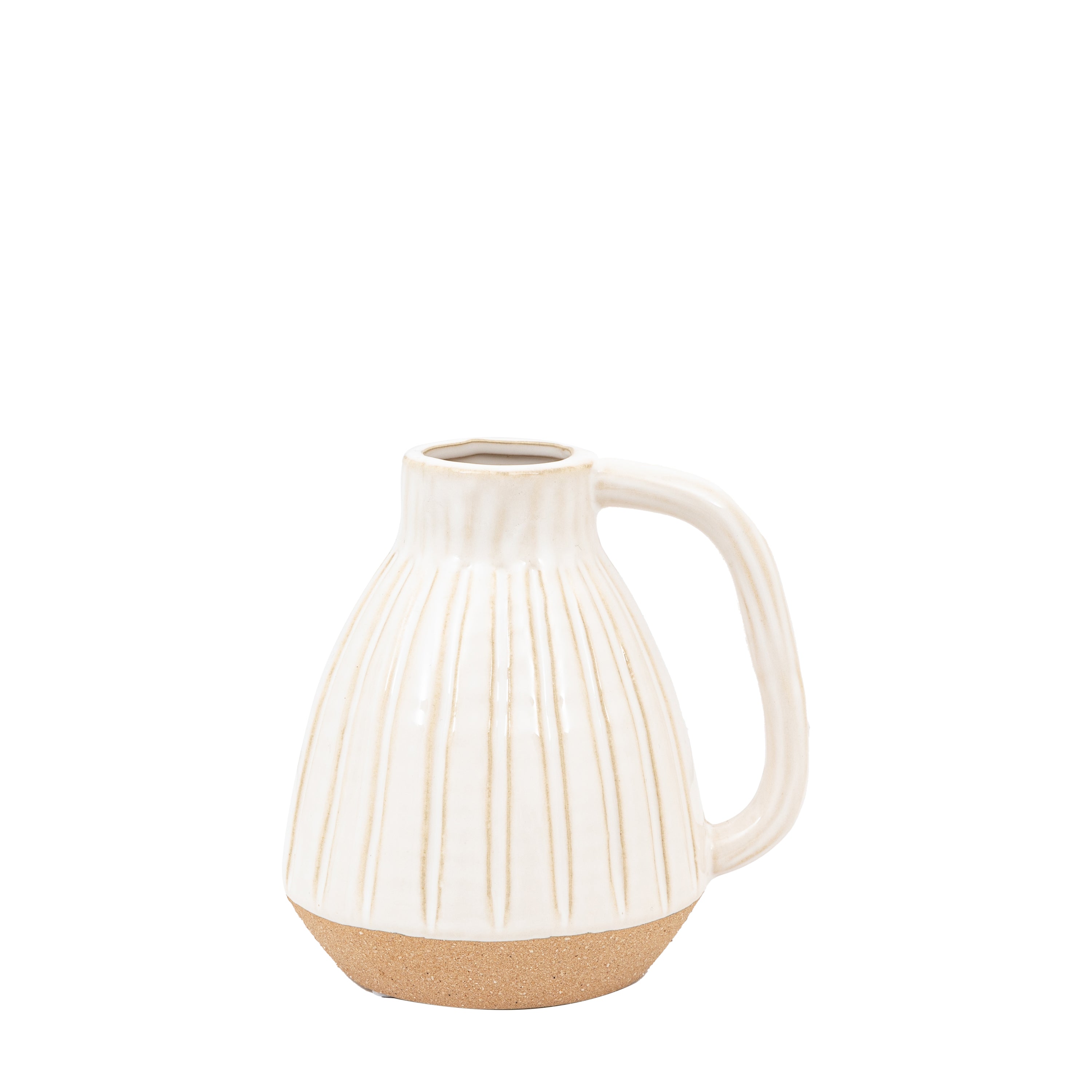 Cromer Ceramic Handled Vase White