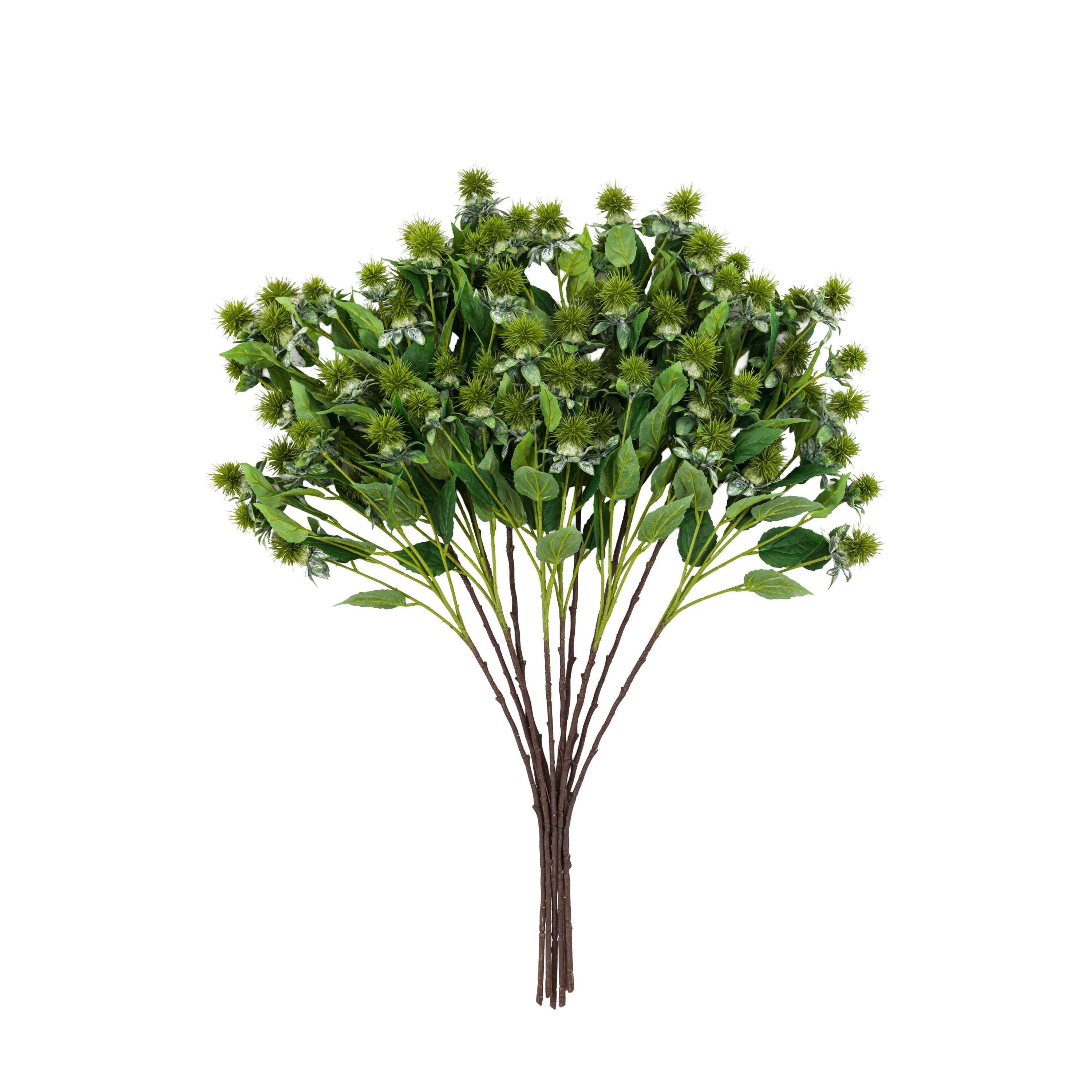 Faux Stem Thistle Green (12pk)