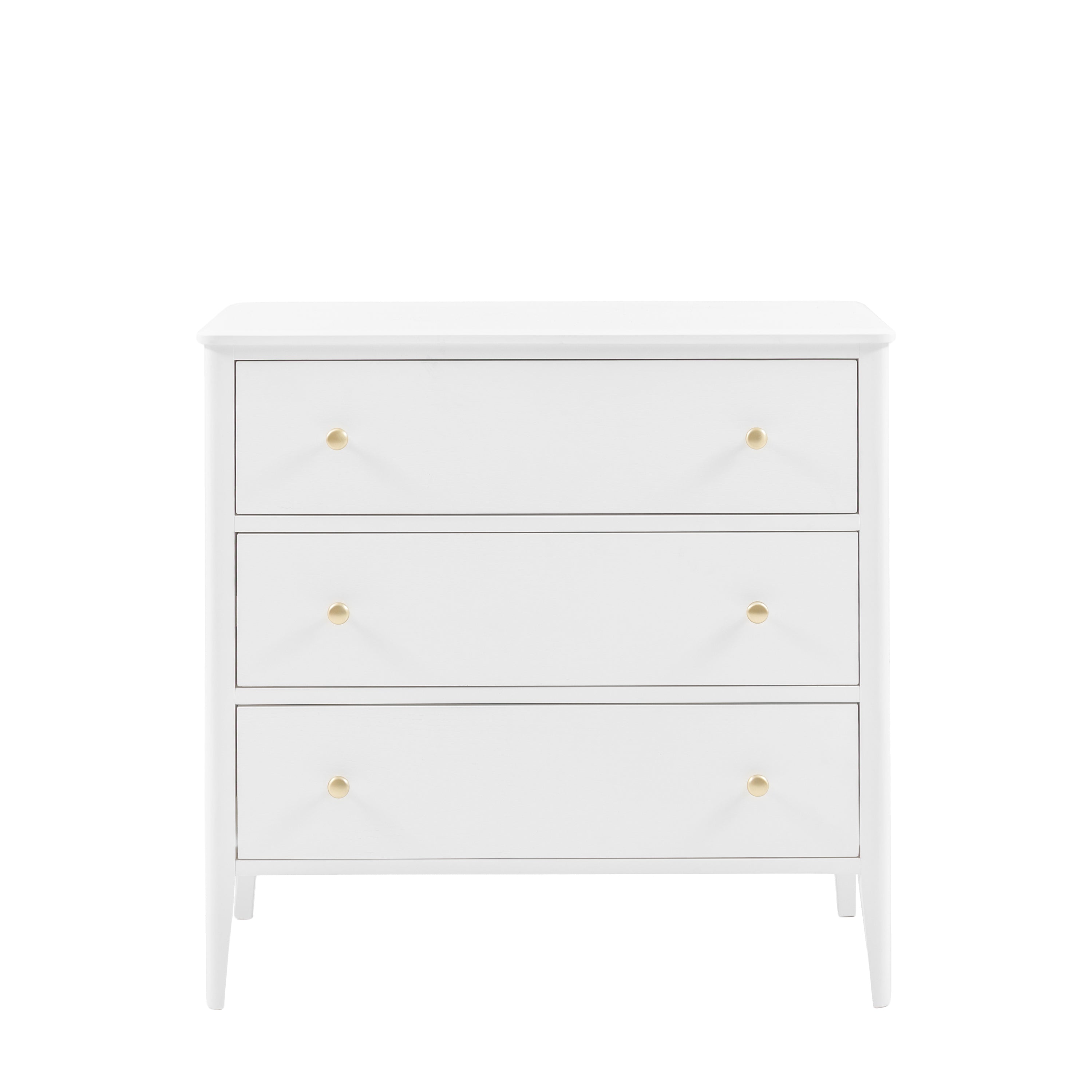 Acton 3 Drawer Chest White