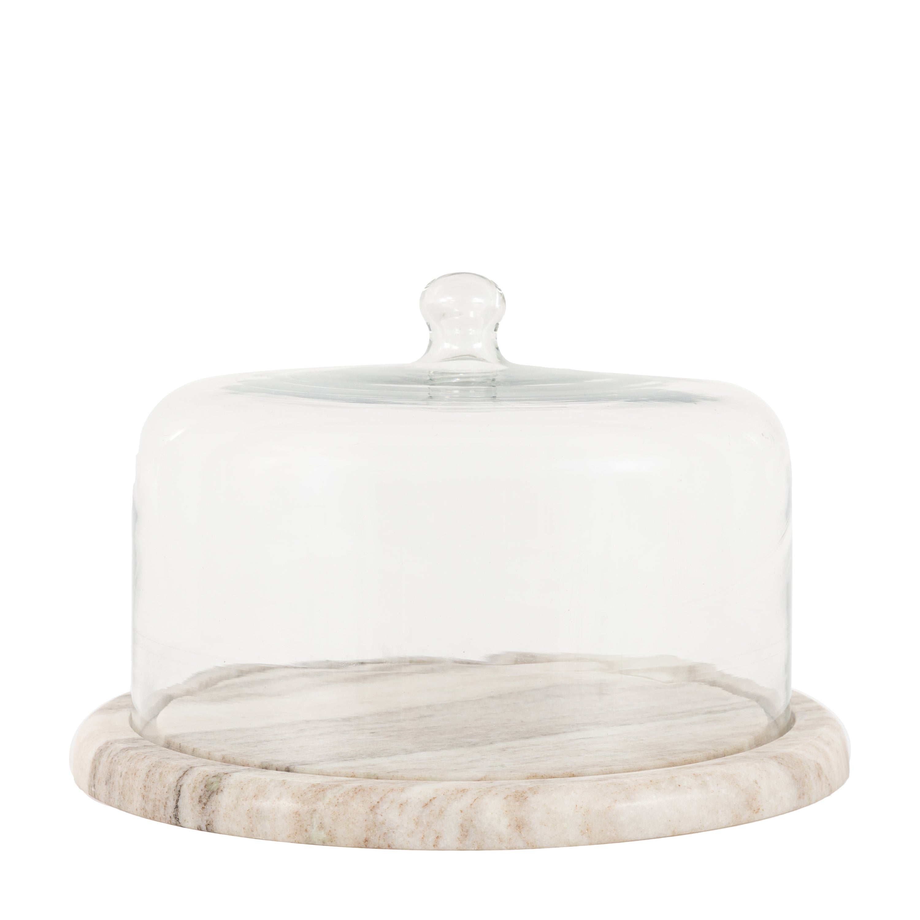 Novi Cake Dome Beige Marble