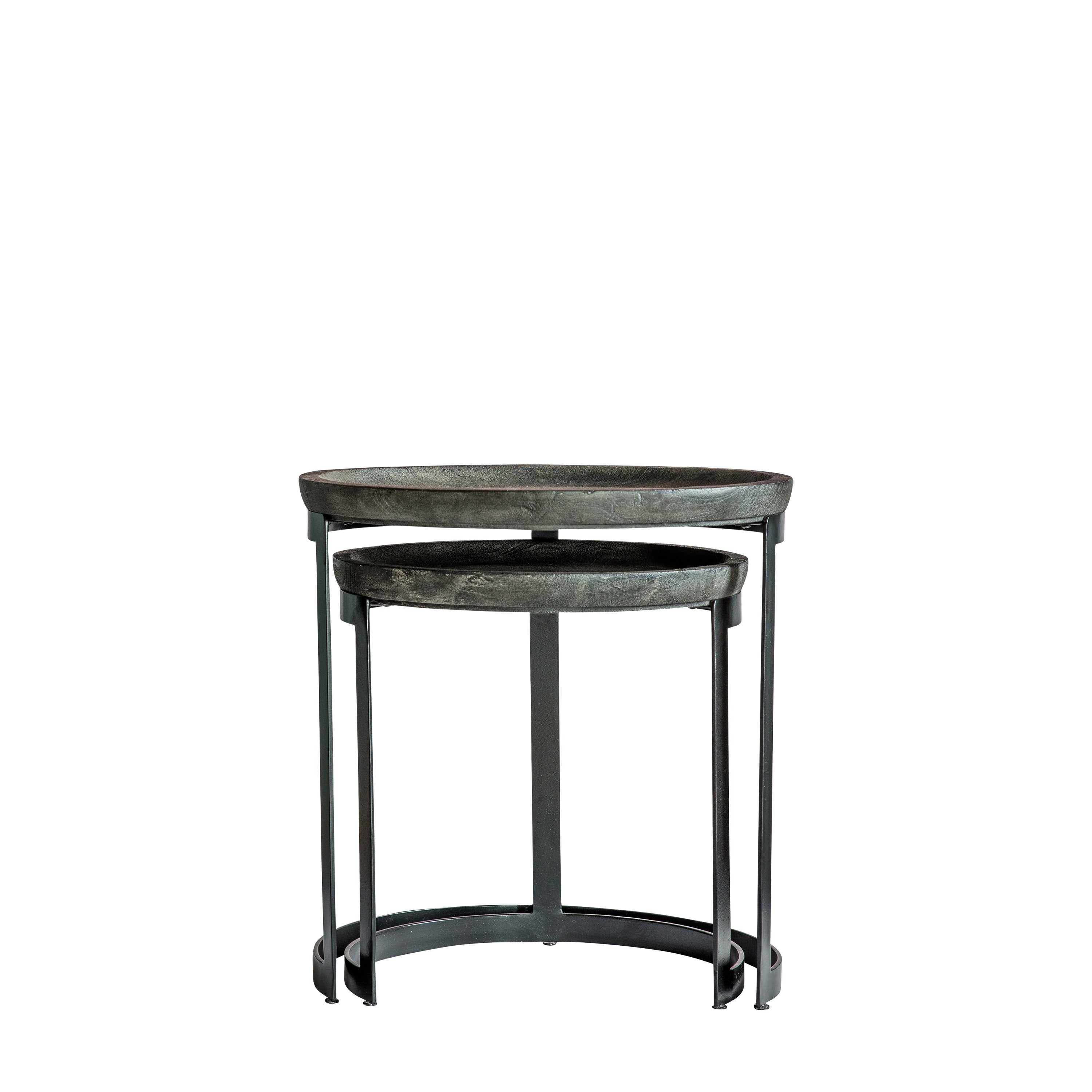 Ottawa Nest of 2 Tables - Mango Wood / Iron | Migo Interiors