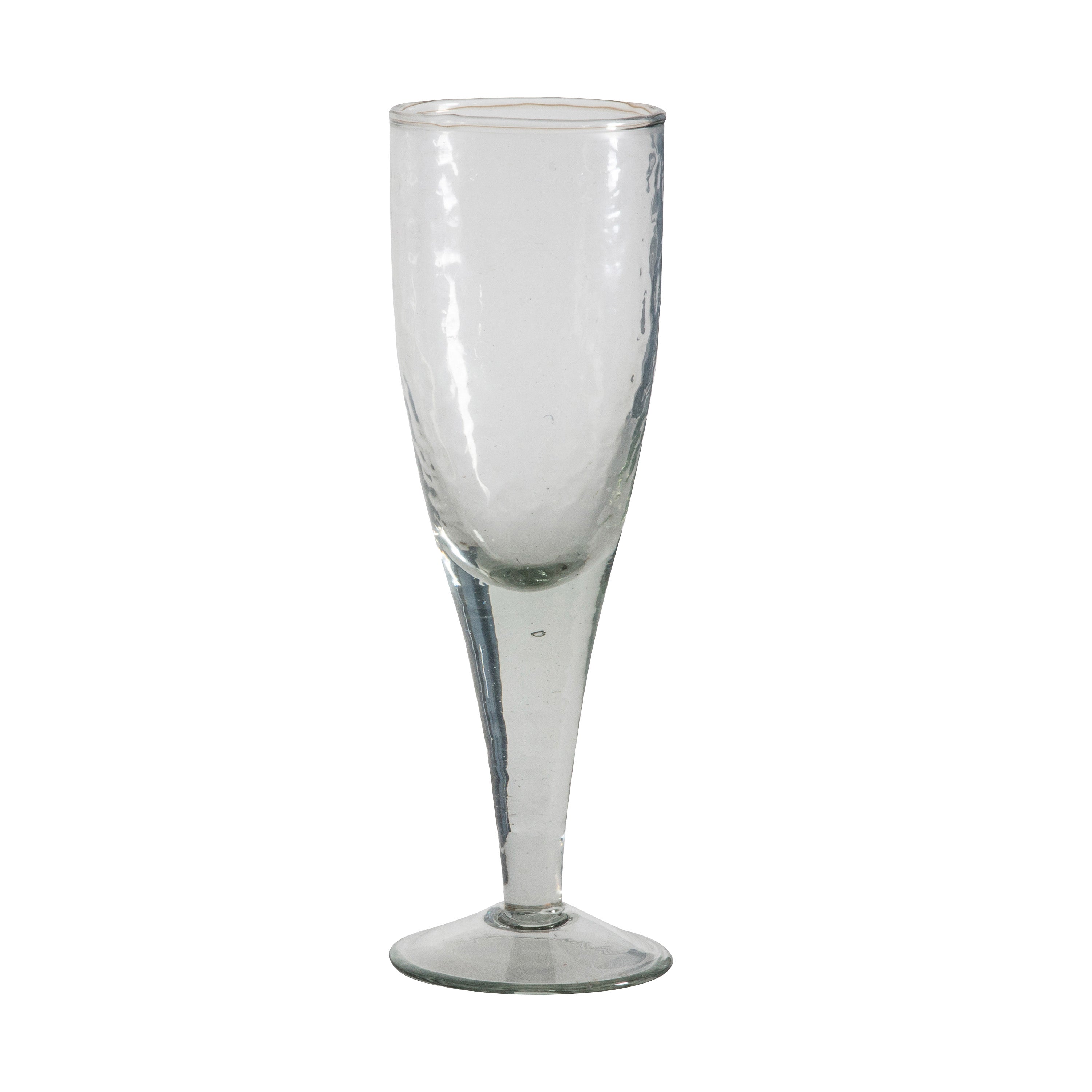 Orkin Hammered Flute (4pk) - Glass | Migo Interiors