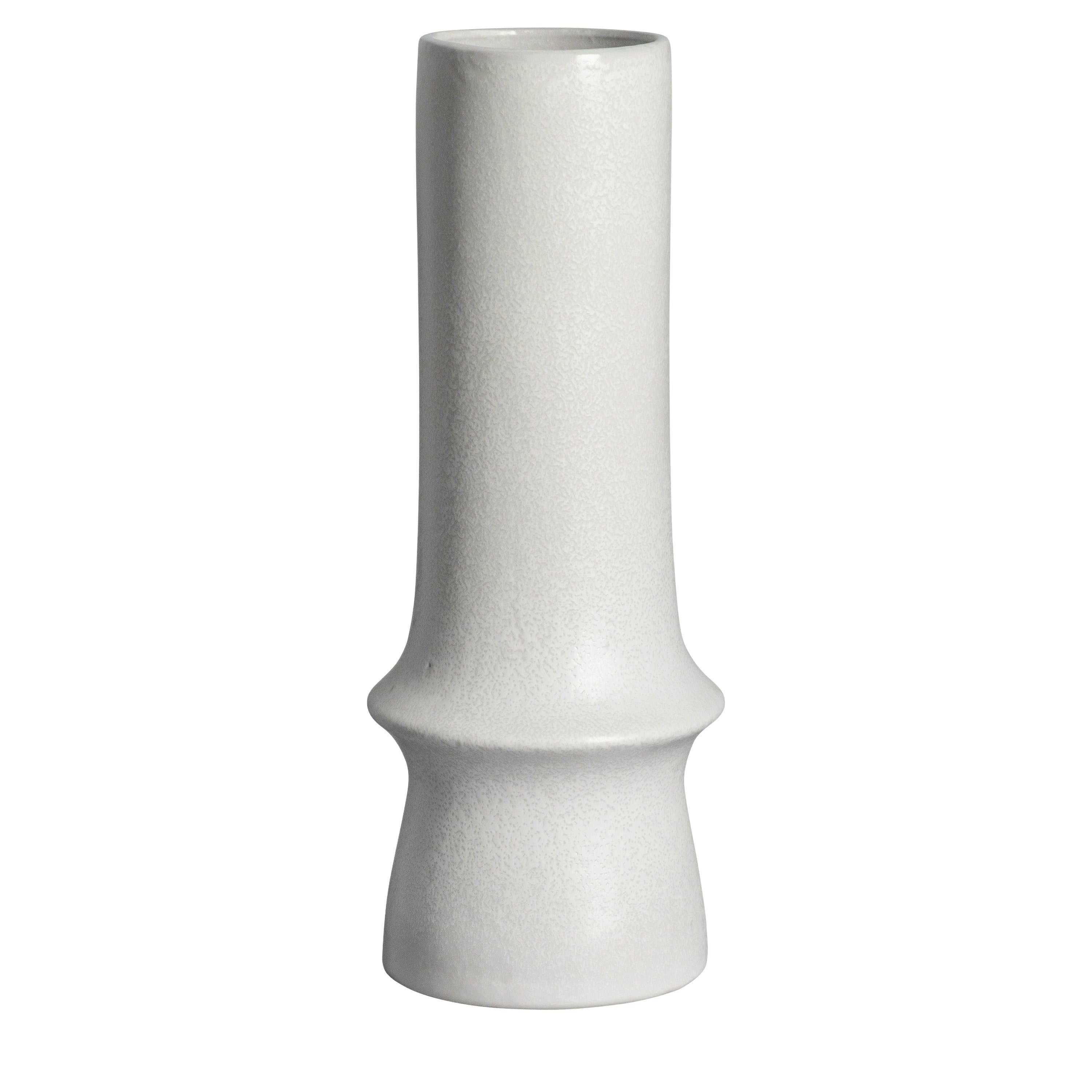Nagano Vase White - Stoneware | Migo Interiors