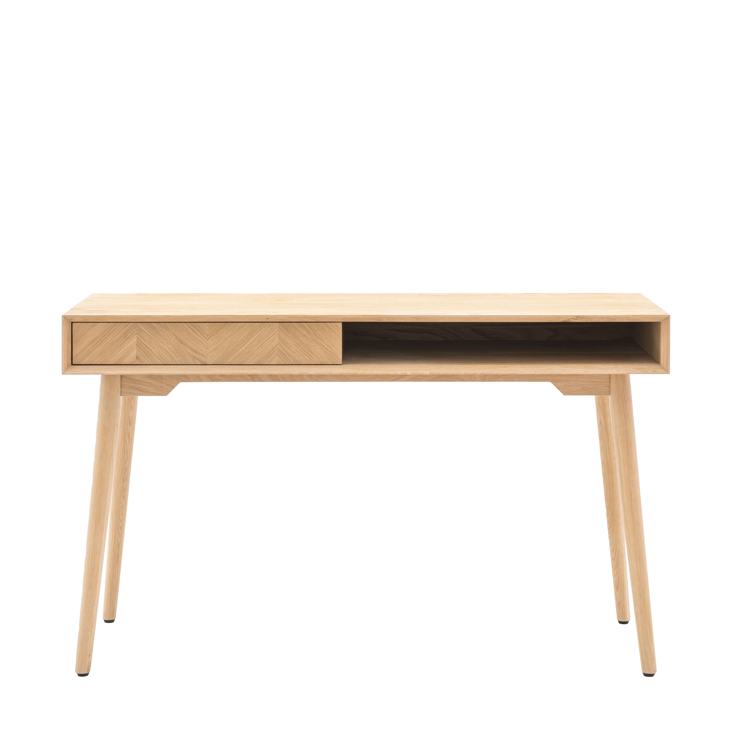 Milano 1 Drawer Desk - Oak / Oak Veneer / MDF | Migo Interiors