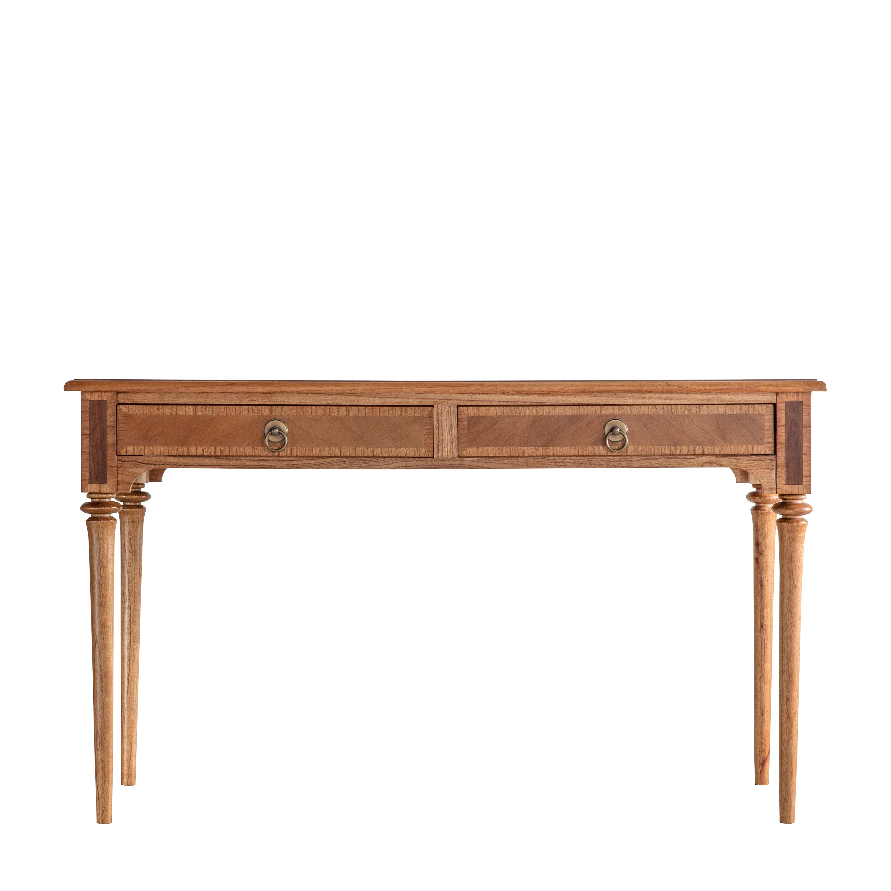 Symphony 2 Drawer Desk - Mindi Wood / MDF | Migo Interiors