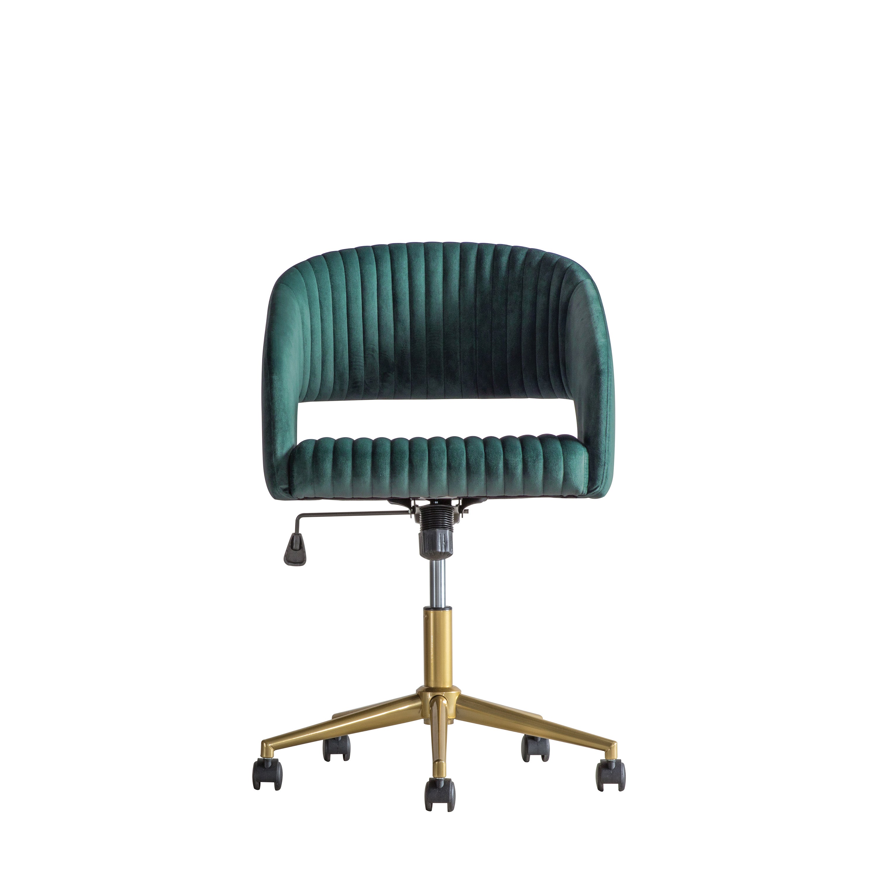 Murray Swivel Chair Green Velvet - Iron / Plywood / Polyester / Foam / Nylon | Migo Interiors