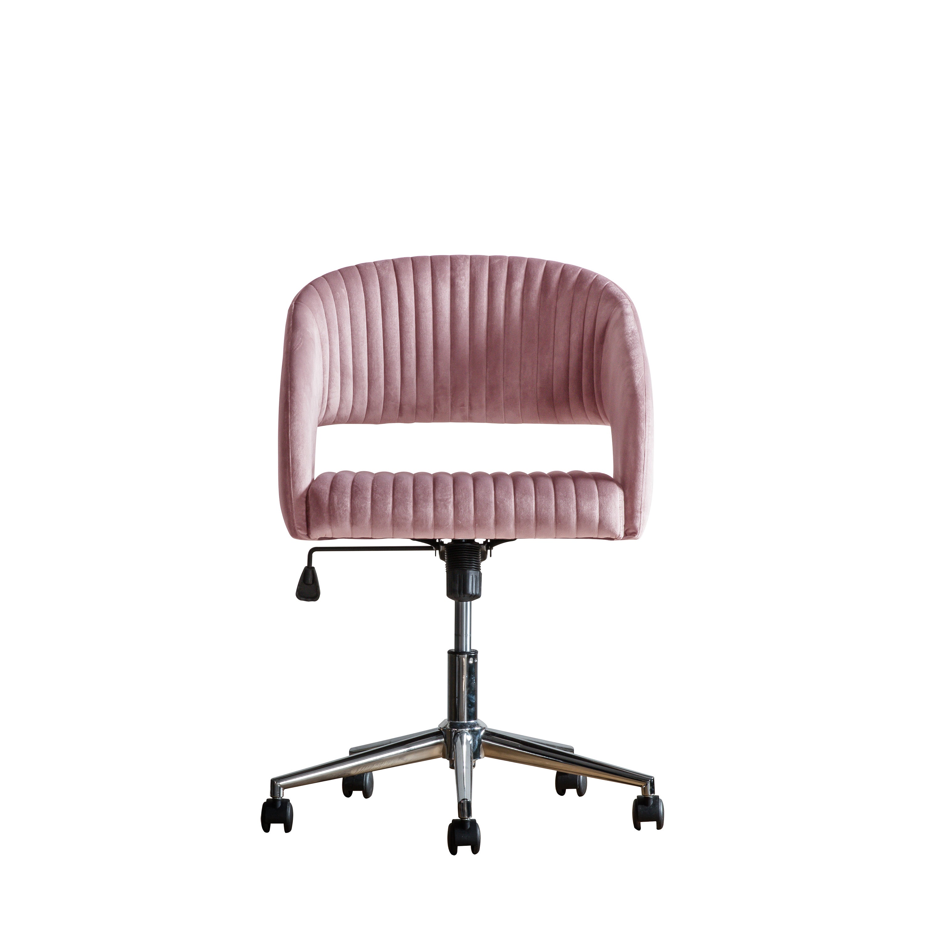 Murray Swivel Chair Pink Velvet - Iron / Plywood / Polyester / Foam / Nylon | Migo Interiors