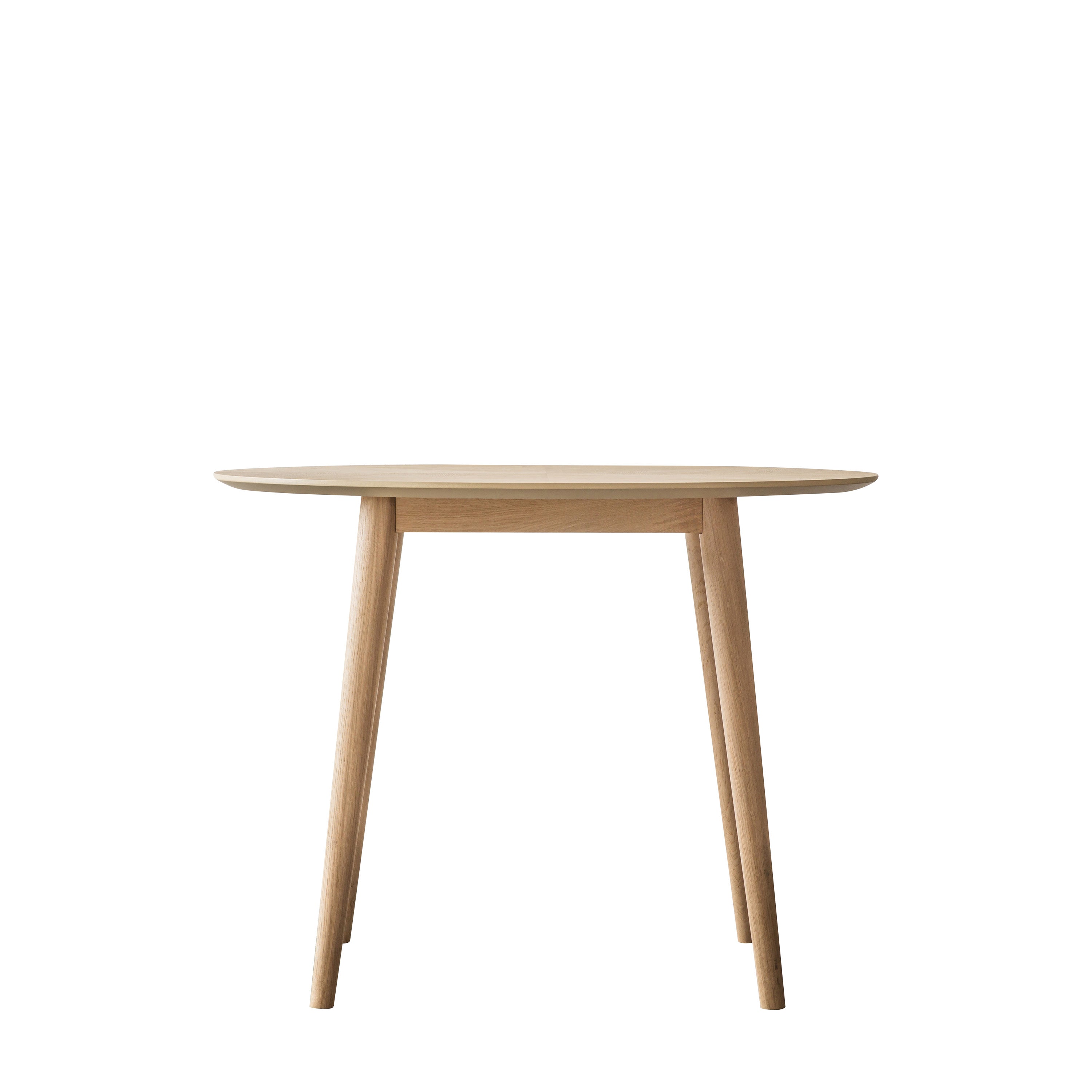 Milano Round Dining Table - Oak / Oak Veneer / MDF | Migo Interiors