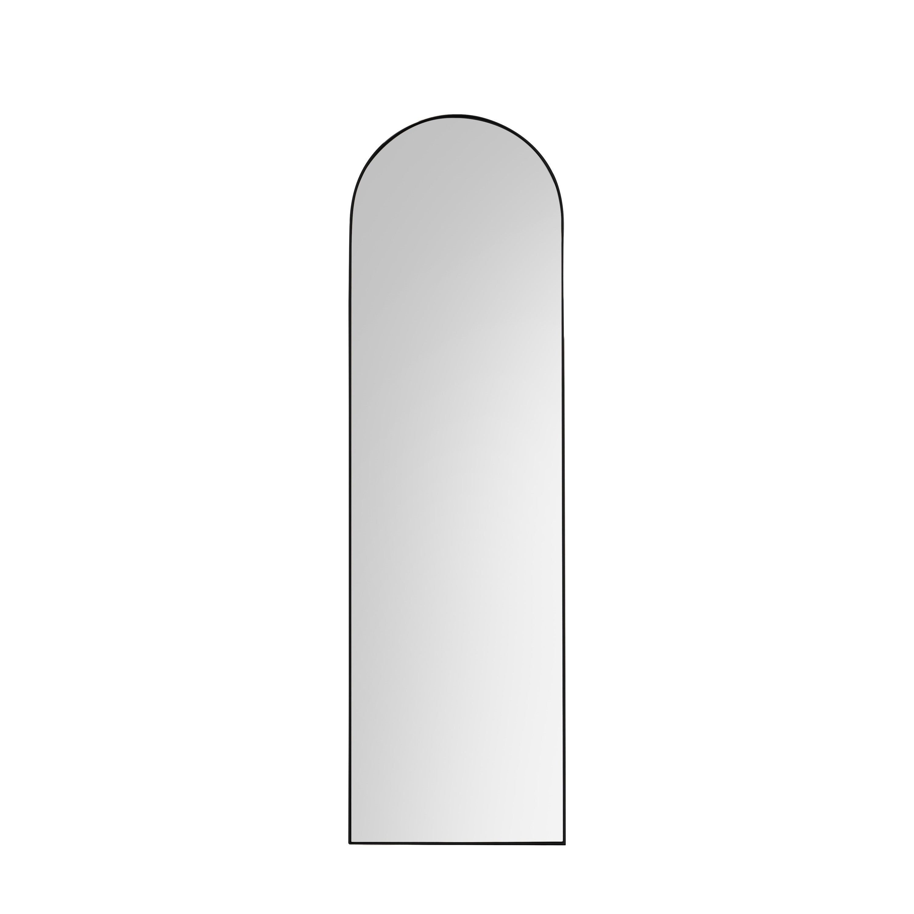 Hurston Arch Mirror Black - Glass / Iron / MDF | Migo Interiors