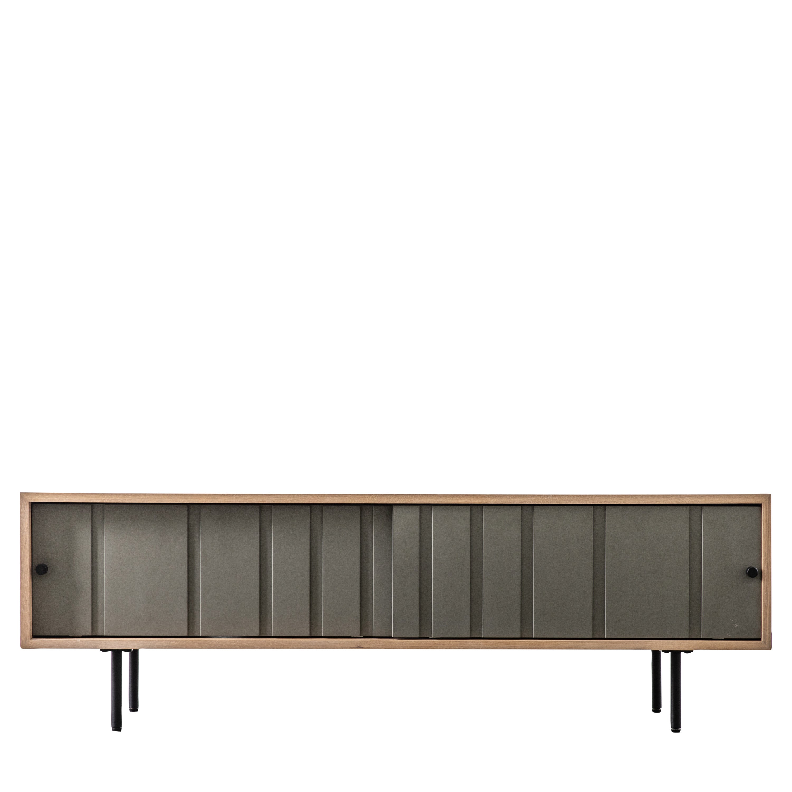 Fuji Media Unit - Oak / Steel / MDF | Migo Interiors
