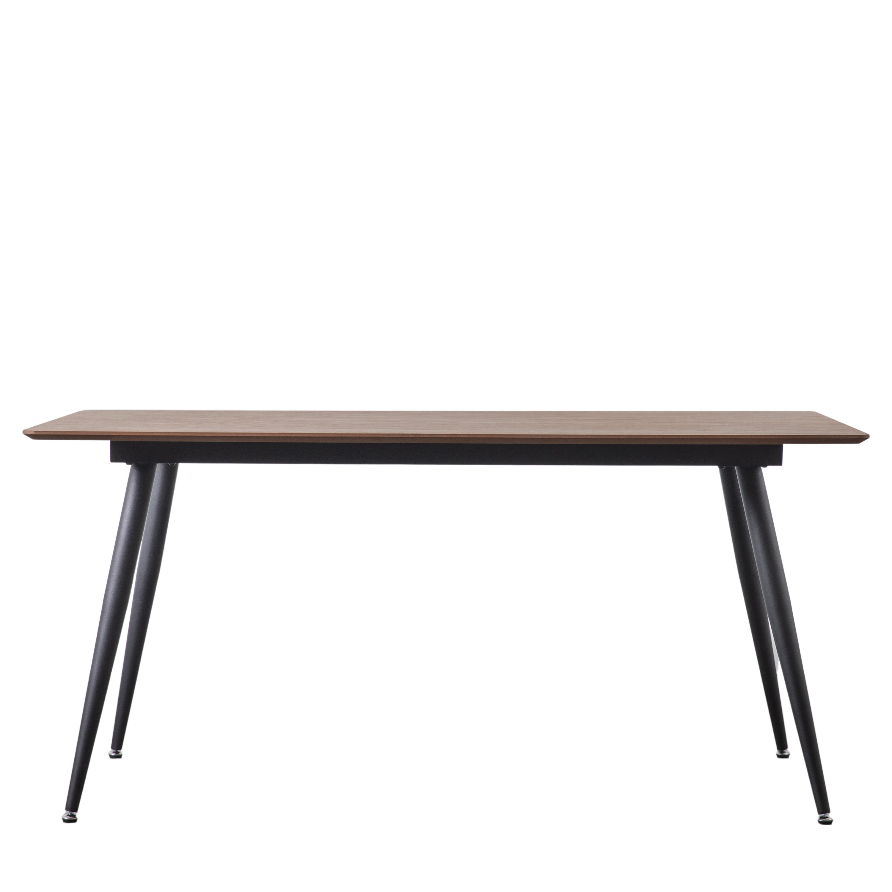 Astley Dining Table Walnut - MDF / Oak Veneer / Iron | Migo Interiors