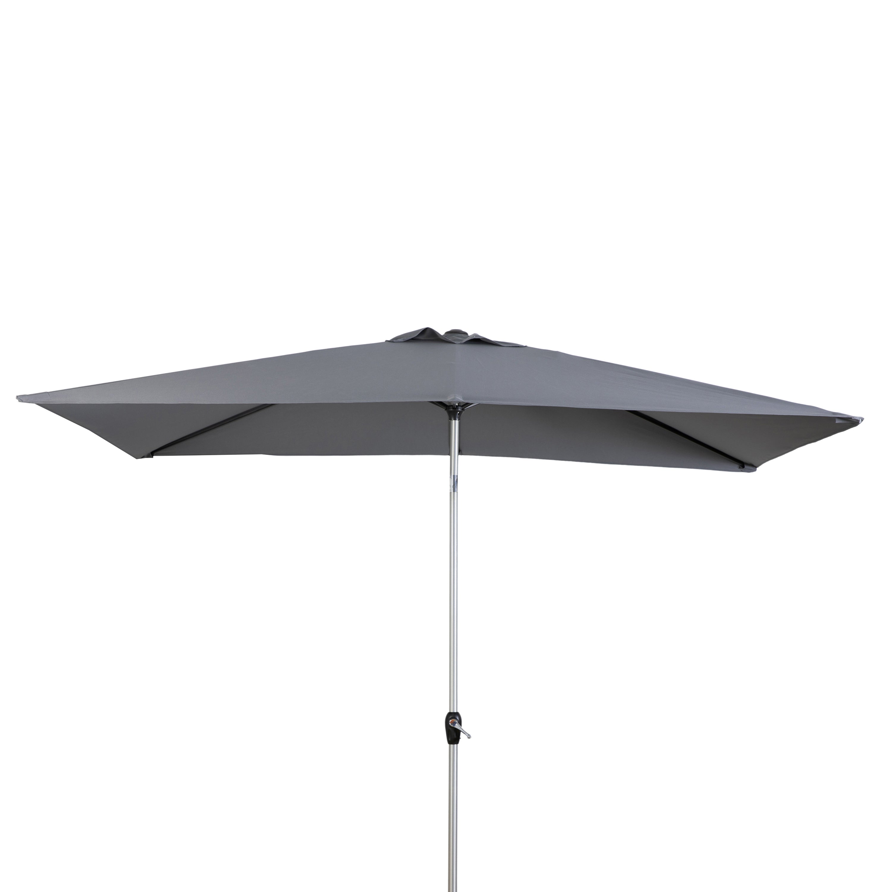 Vazzano m Parasol Grey - Polyester / Aluminium / Steel / Polypropolyne | Migo Interiors