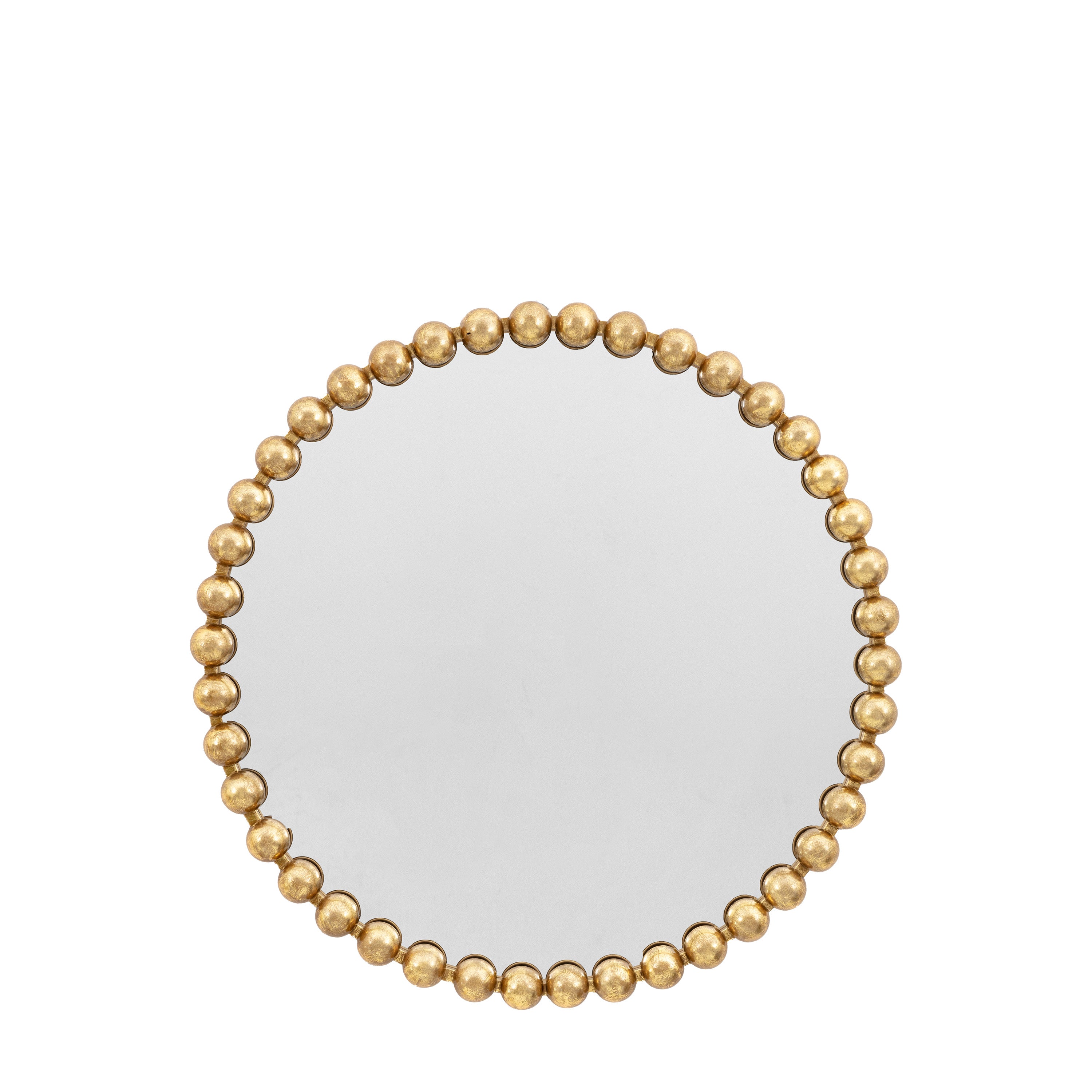 Ceretti Round Mirror Gold - Glass / Iron / MDF | Migo Interiors