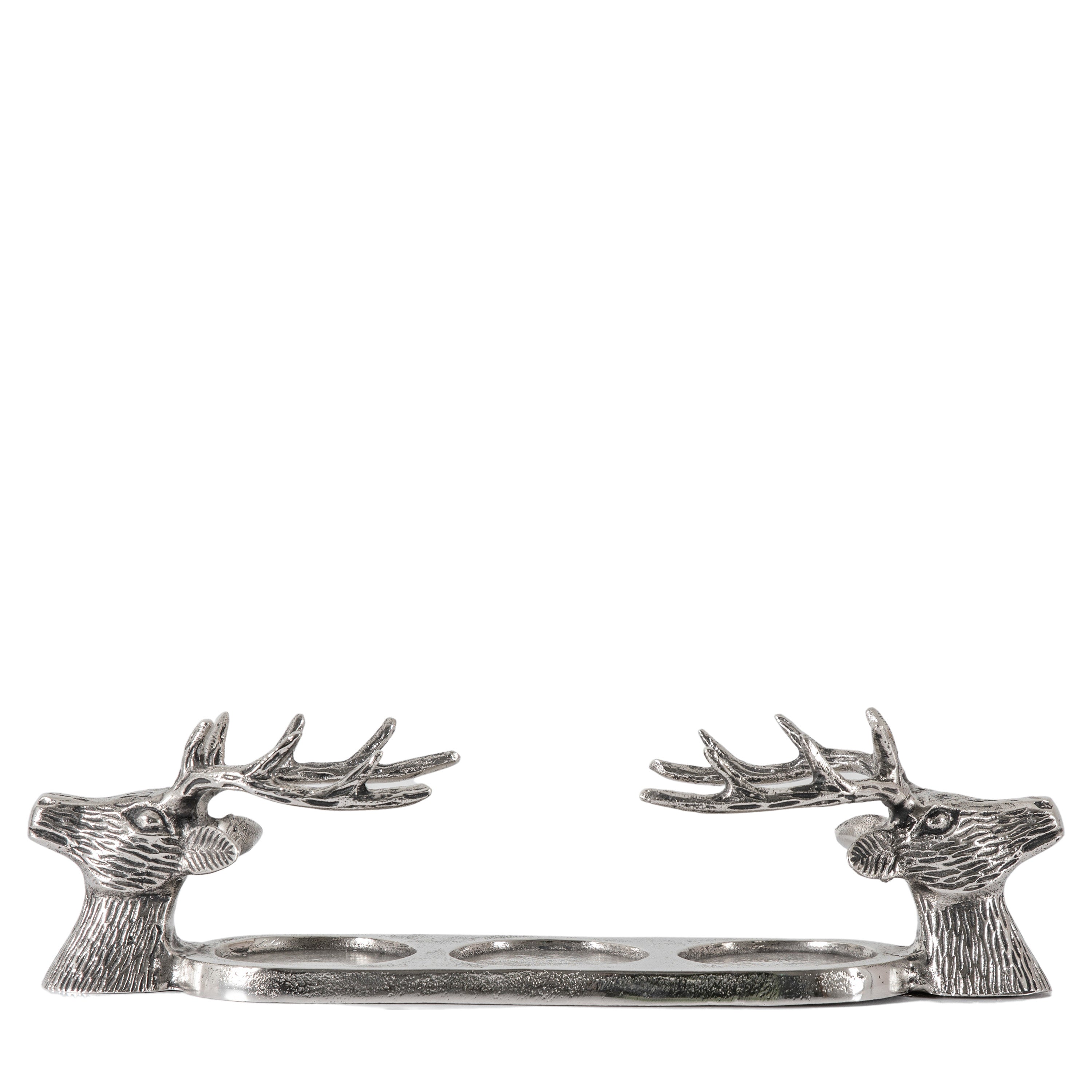 Stag Candleholder Aluminium - Aluminium | Migo Interiors