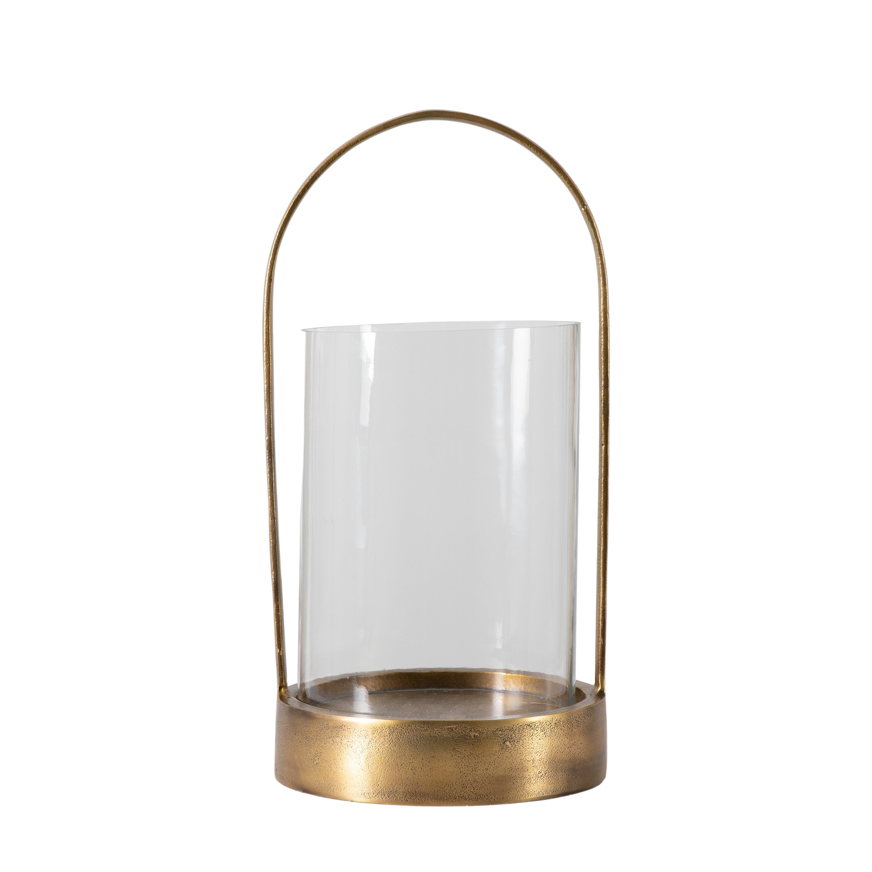 Linton Hurricane Antiq Brass Finish - Aluminium / Glass | Migo Interiors