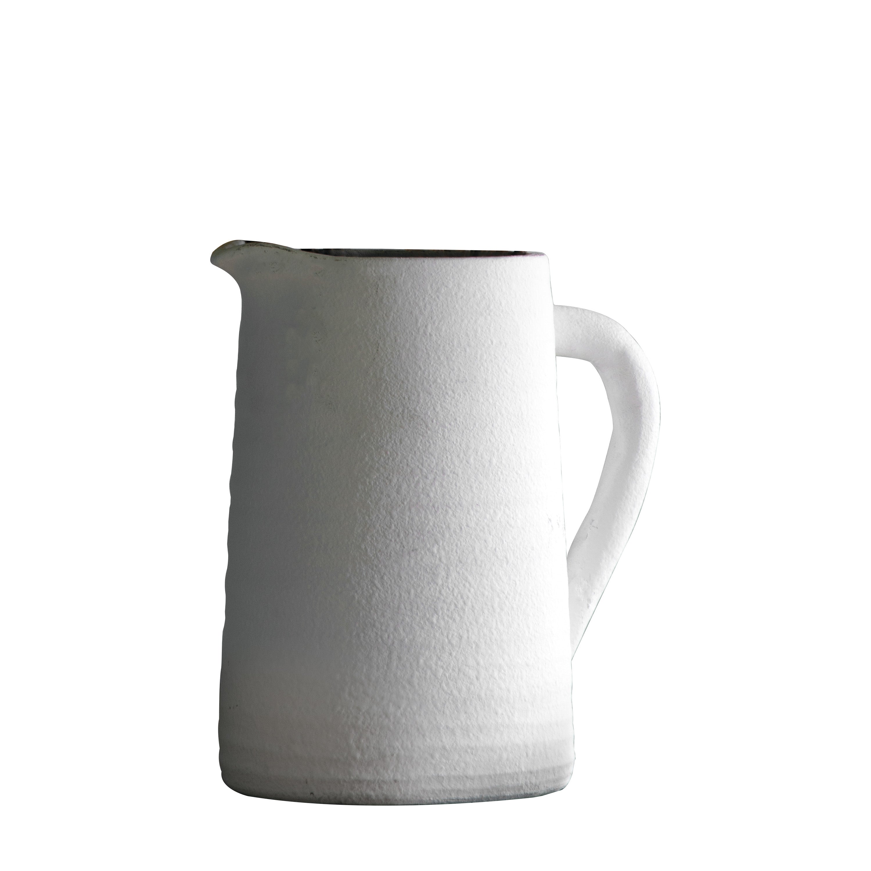 Stenson Vase Large White - Terracotta | Migo Interiors