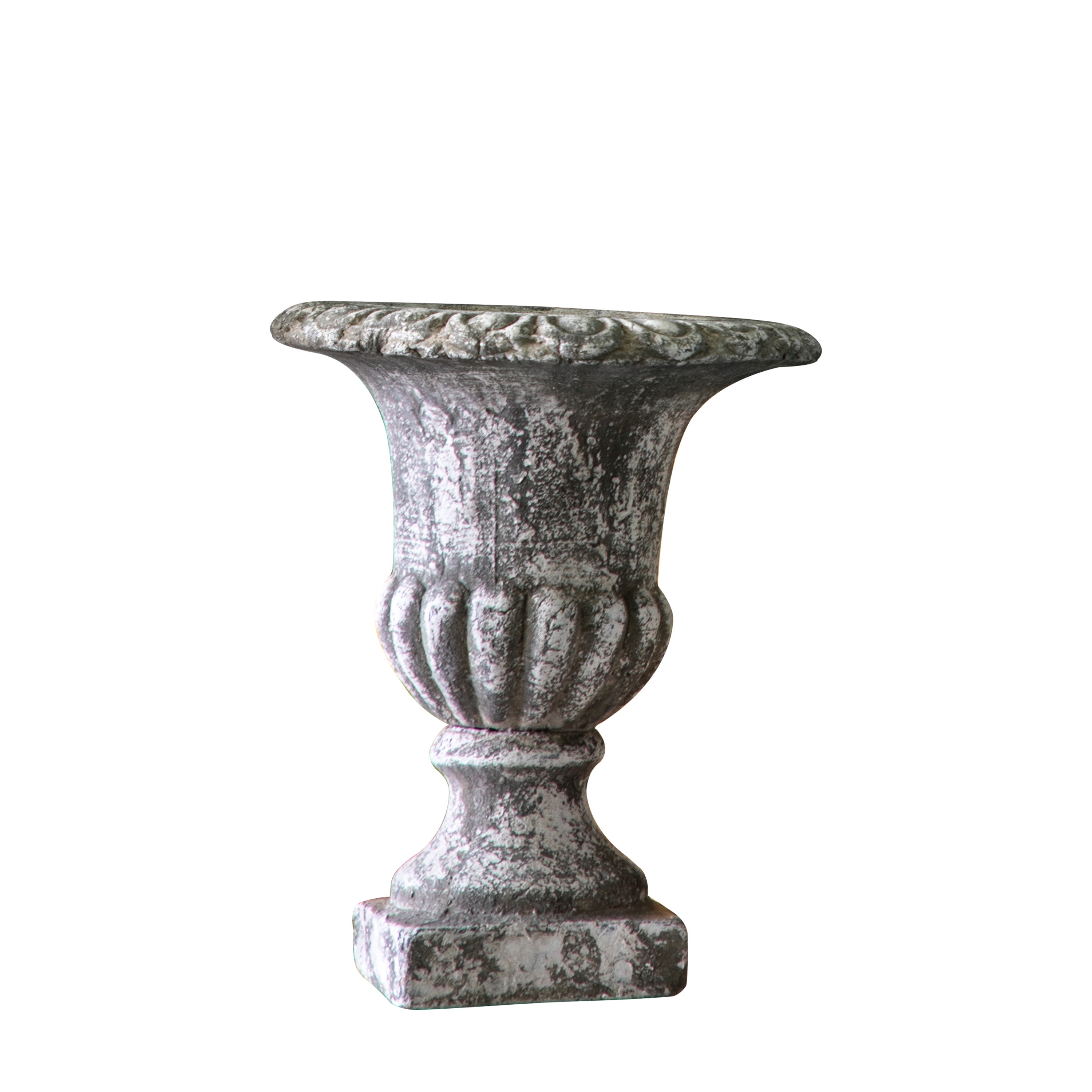 Amesbury Urn Aged - Cement | Migo Interiors