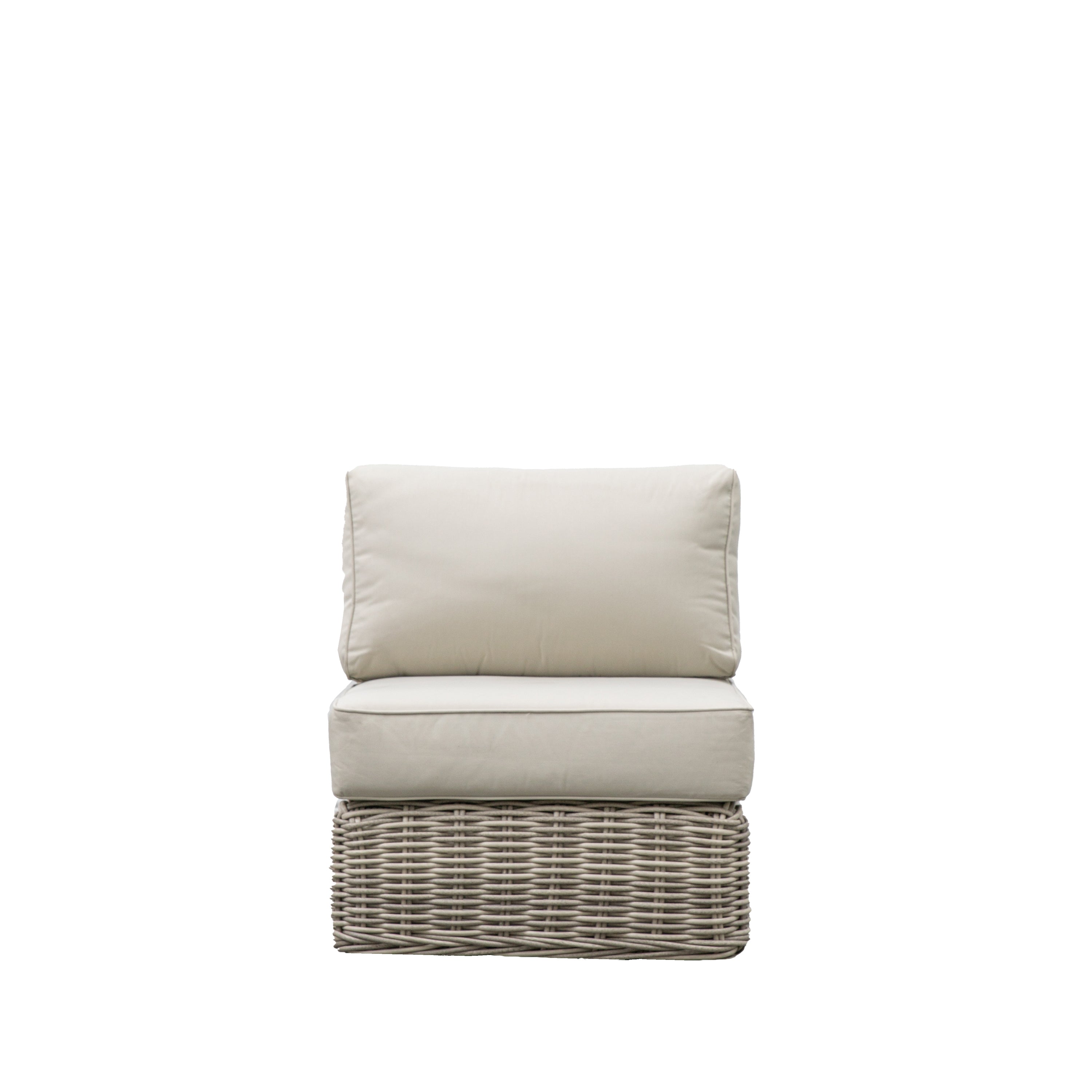 Ragusa 1 Seater Module - Aluminum / Poly Rattan / Polyester | Migo Interiors
