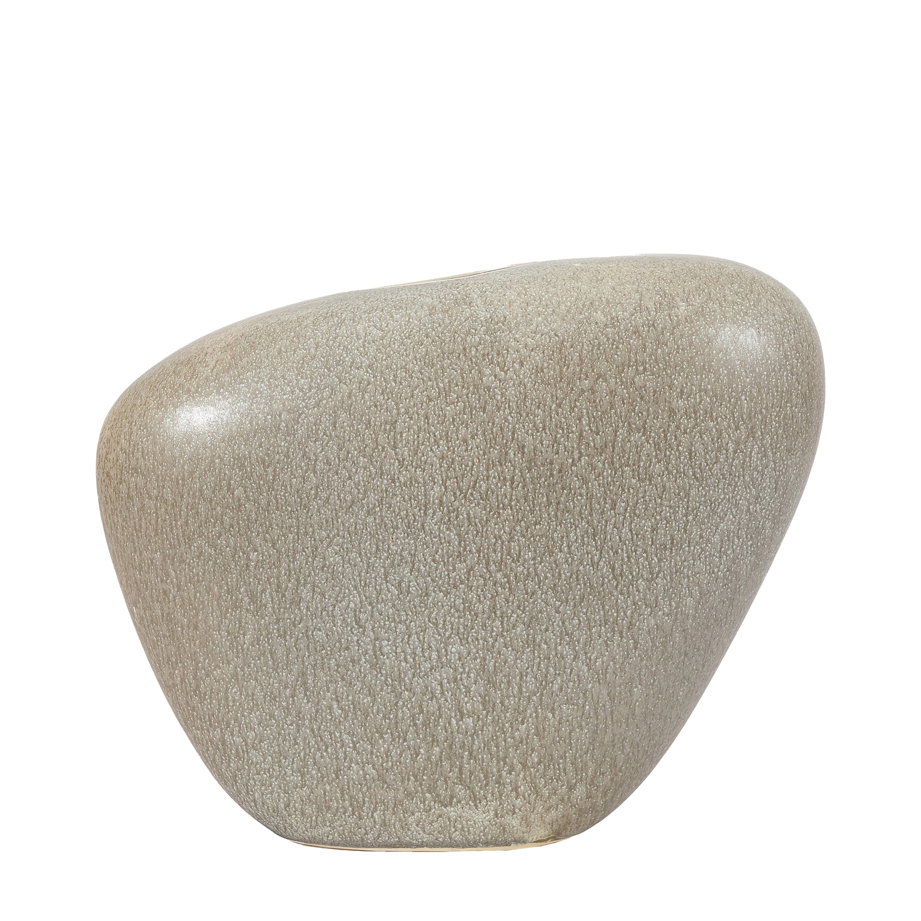 Yui Pebble Vase Medium - Stoneware | Migo Interiors