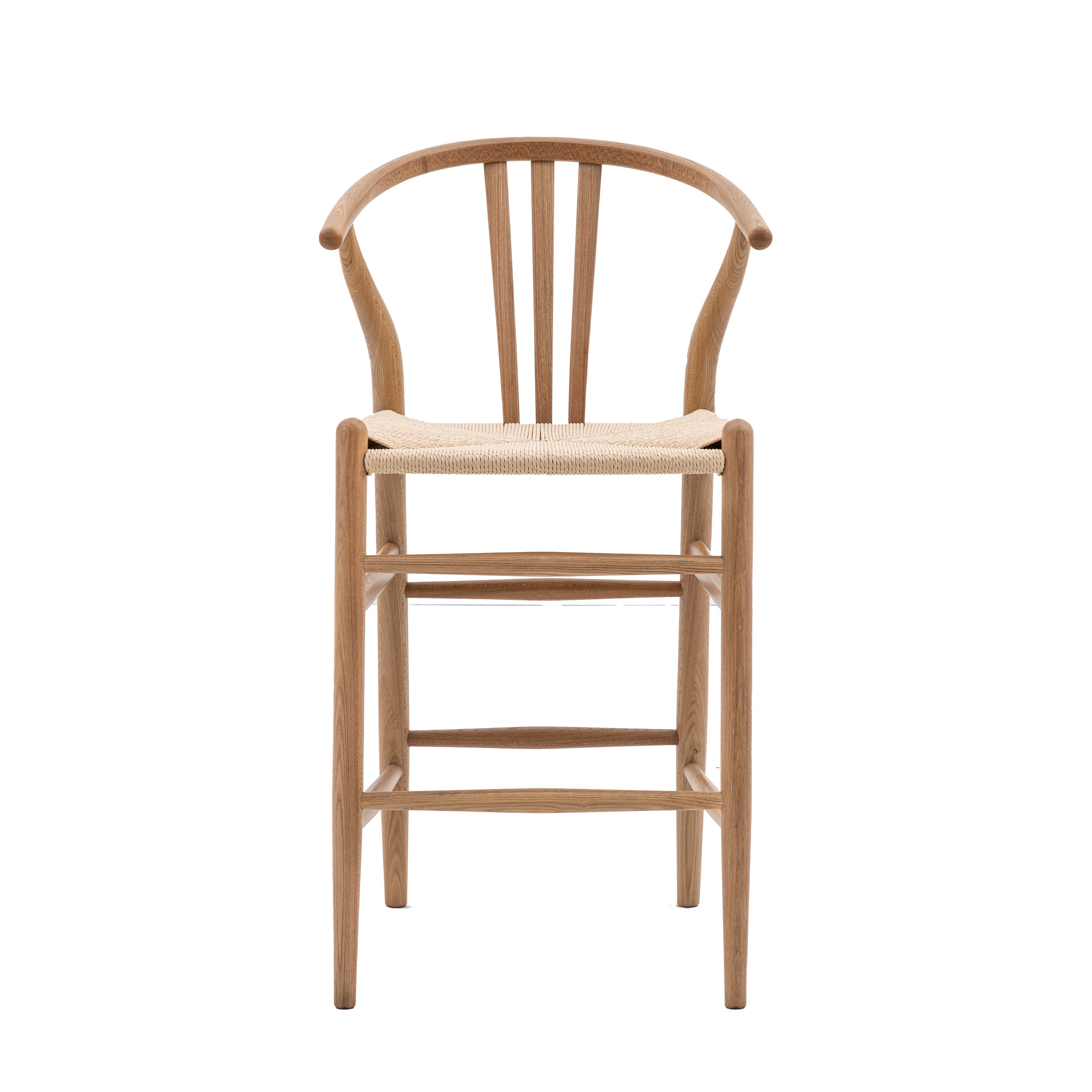 Whitney Bar Stool Natural (2pk) - Elm / Kraft Paper | Migo Interiors