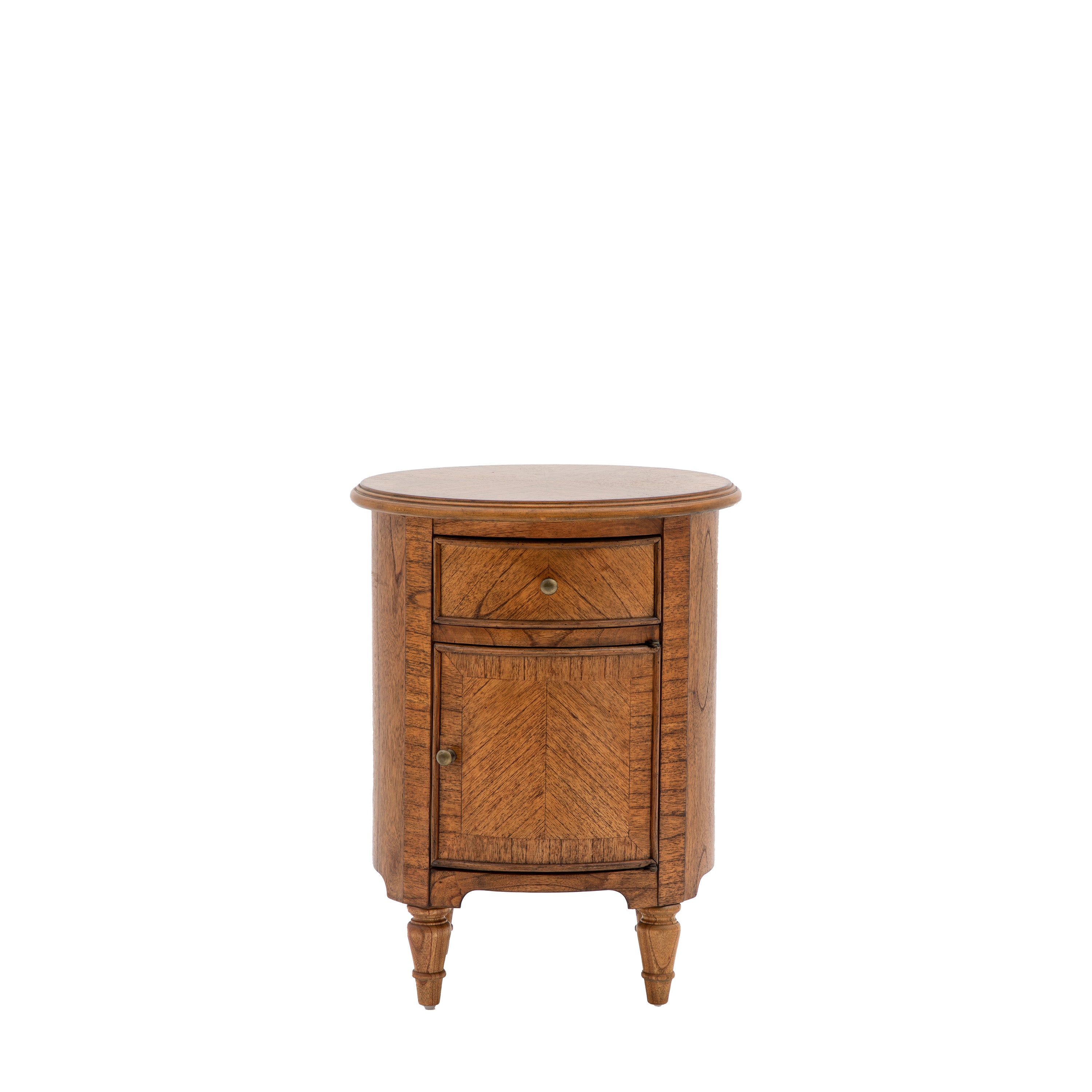 Highgrove Drum Side Table - Mindi / Mindi Veneer / MDF | Migo Interiors