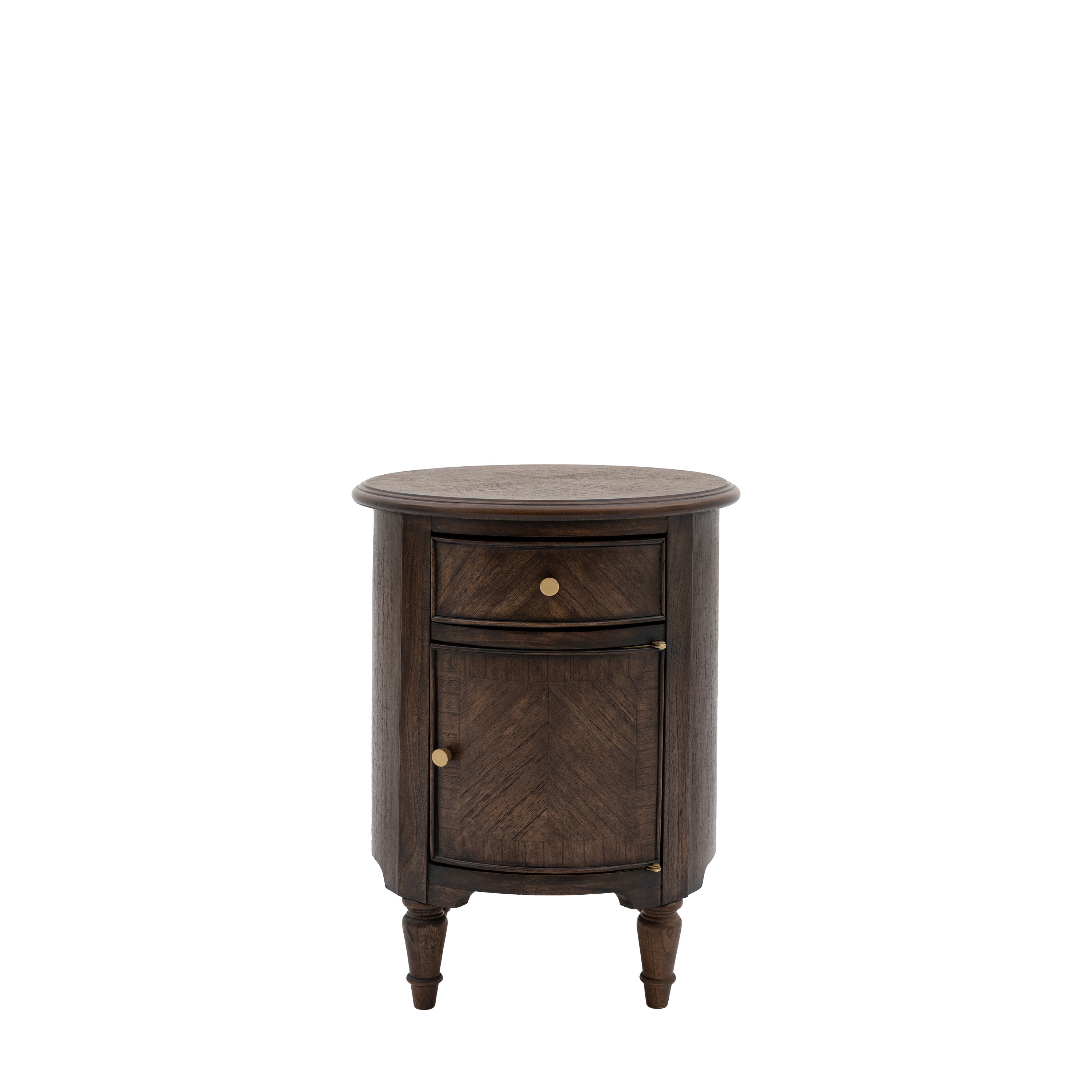 Madison Drum Side Table - Mindi / Mindi Veneer / MDF | Migo Interiors