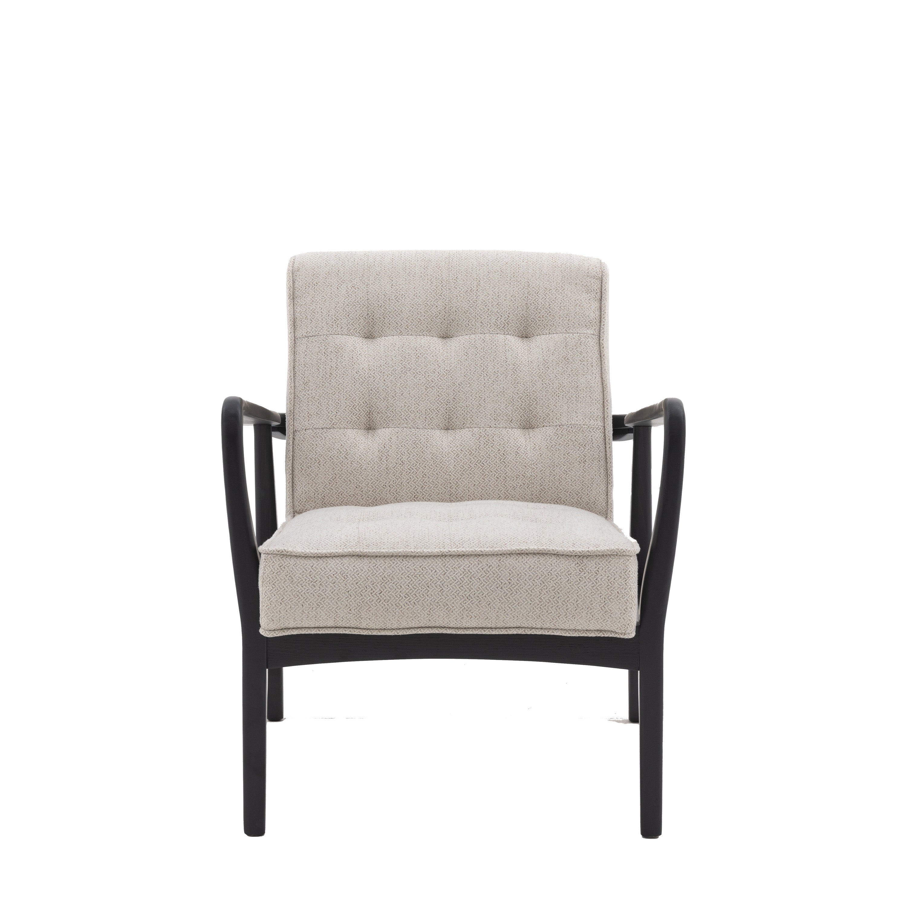 Humber Armchair Natural Weave - Oak / Plywood / Polyester / Foam / Polyfibre | Migo Interiors