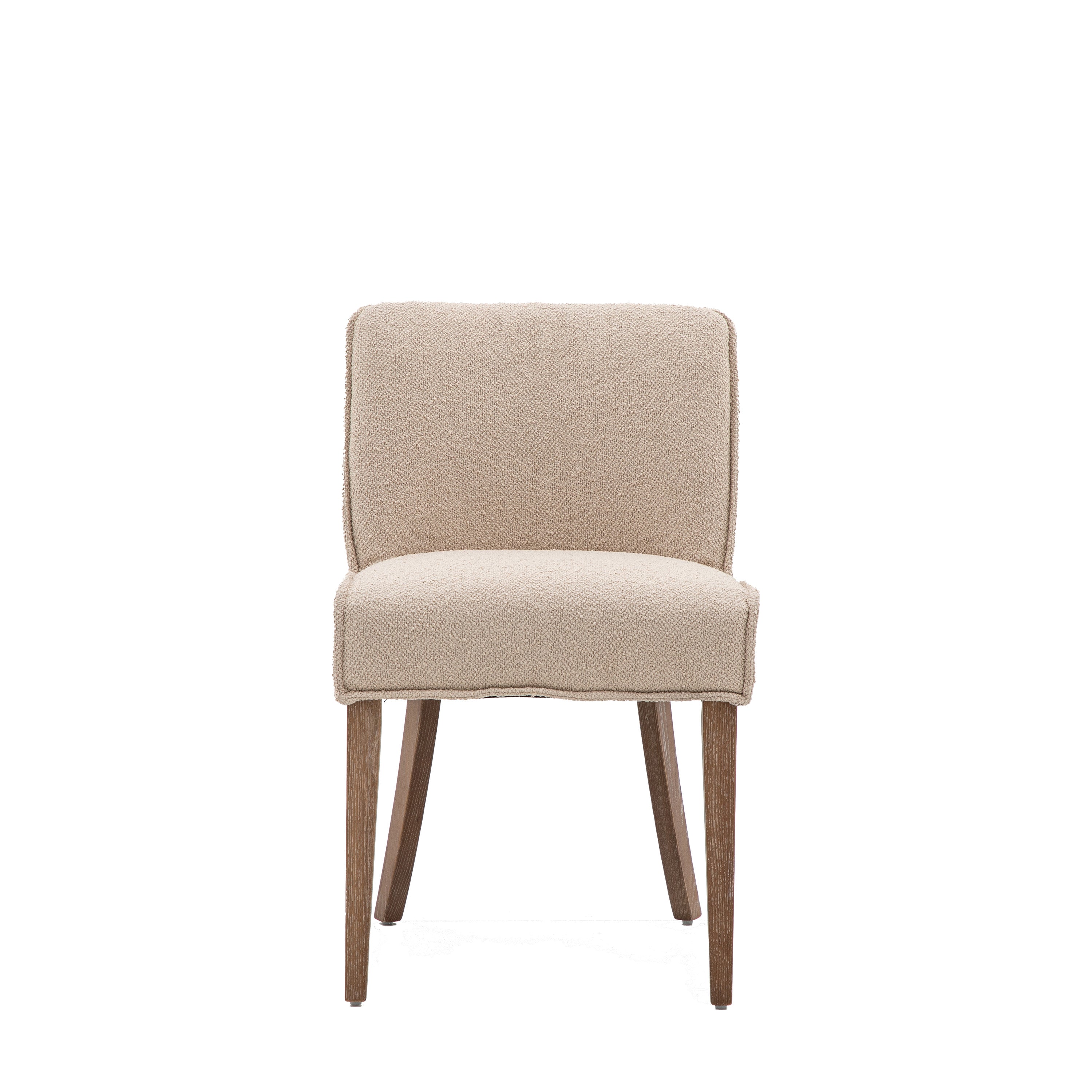 Tarnby Chair Taupe (2pk) - Oak / Plywood / Polyester / Foam / Polyfibre | Migo Interiors