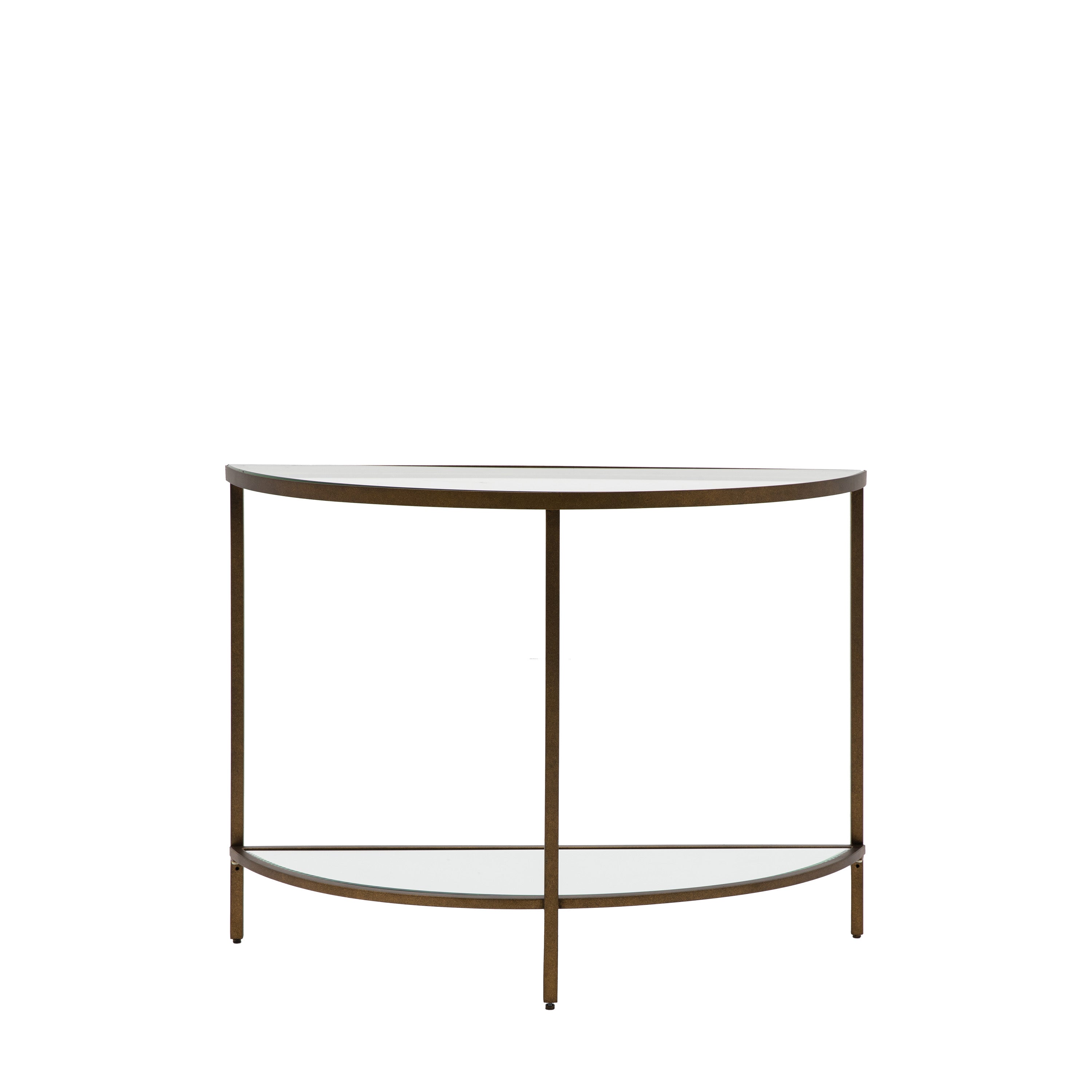 Hudson Console Table - Metal / Glass / MDF | Migo Interiors