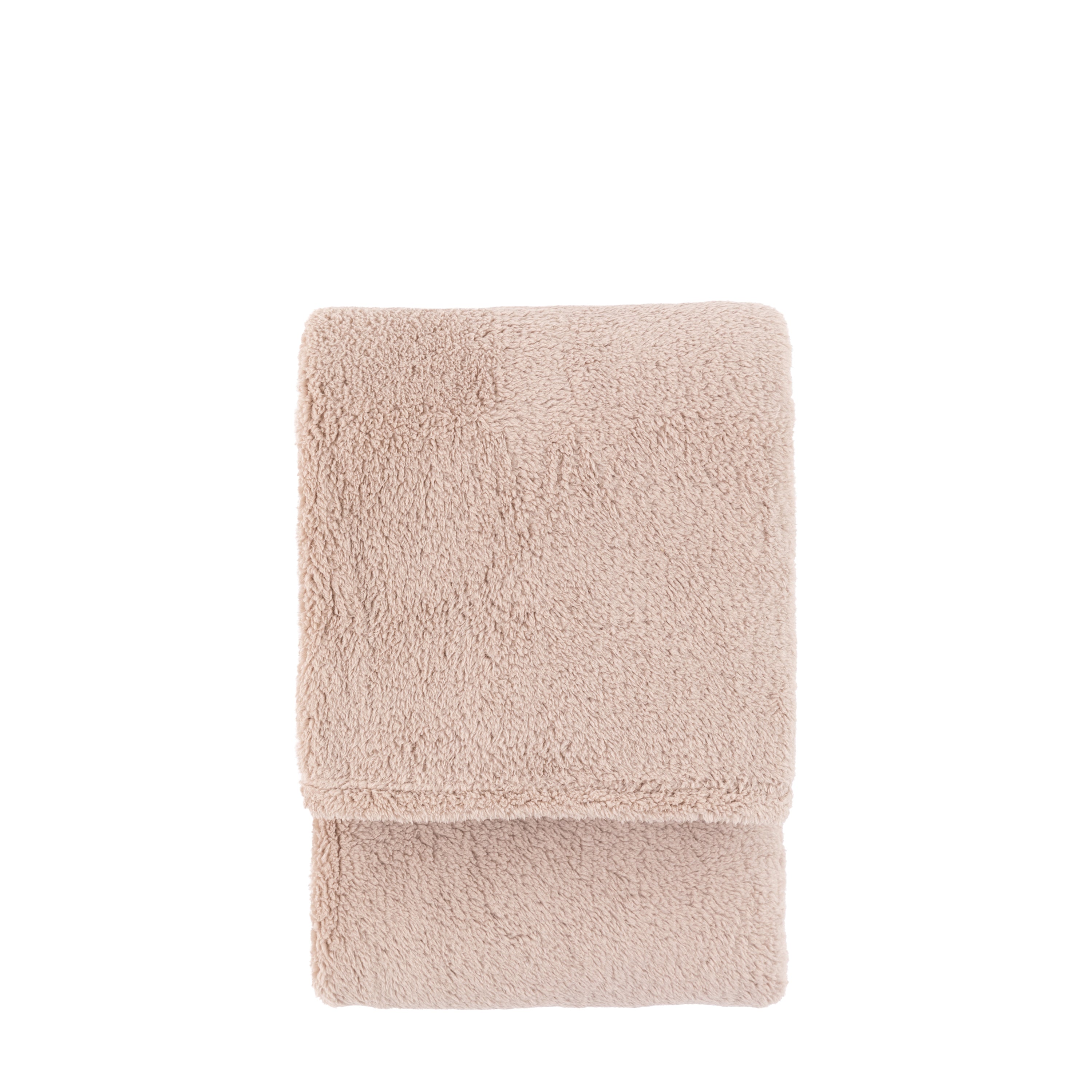Teddy Fleece Throw Taupe