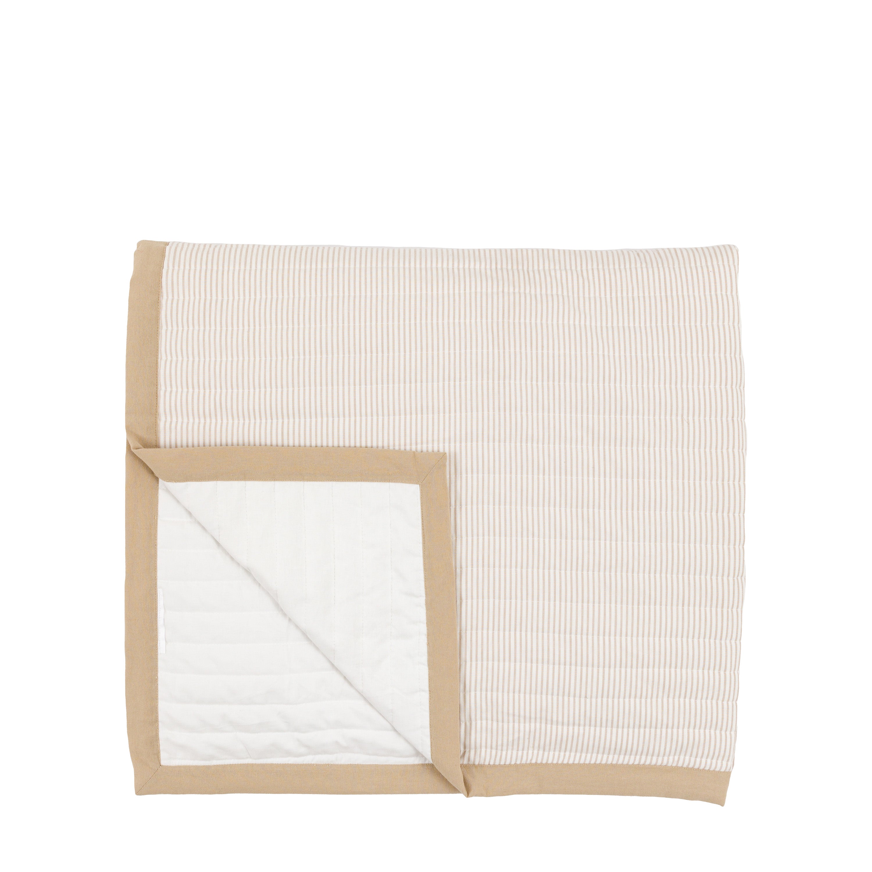 Serene Quilted Bedspread Oatmeal