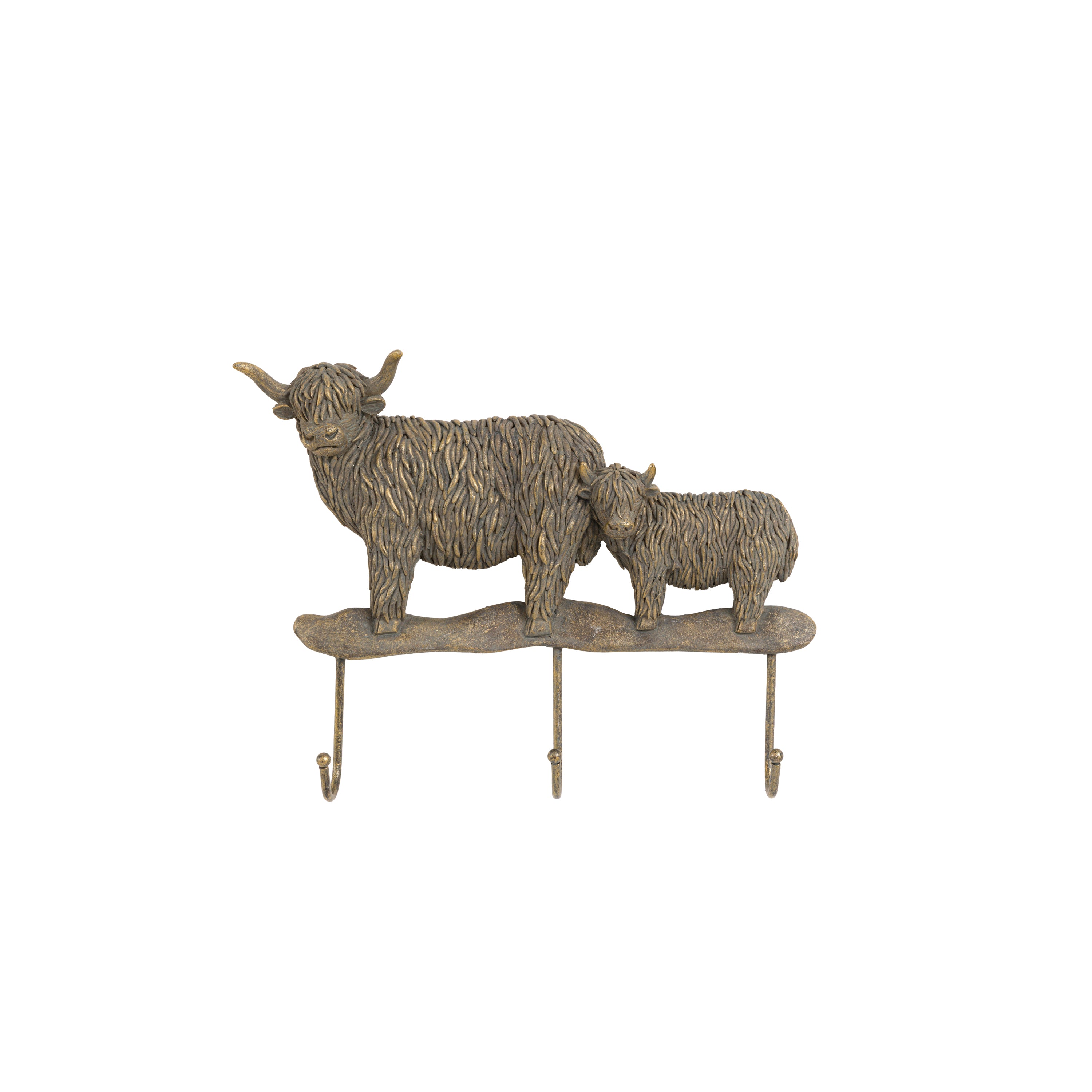 Highland Cow Mum And Calf Hooks