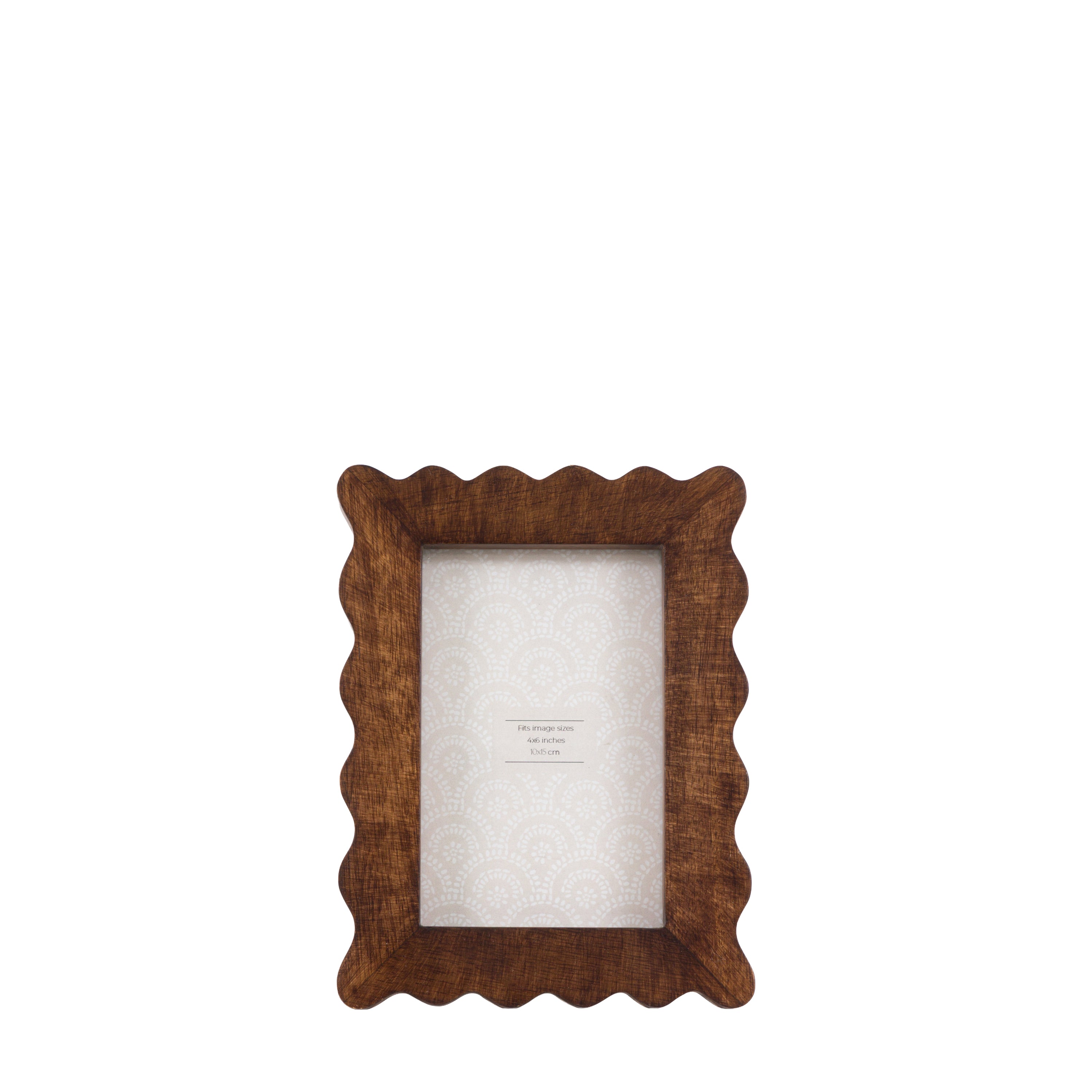 Avila Wooden Scallop Photo Frame in