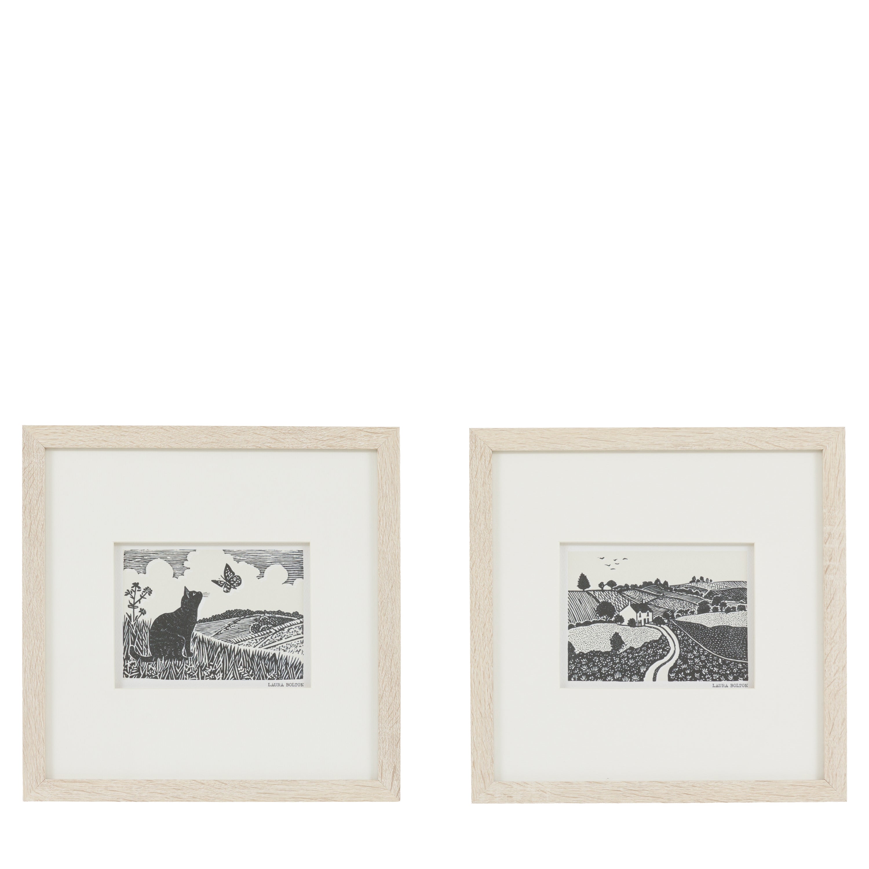 Rural Studies II Framed Art Set of 2