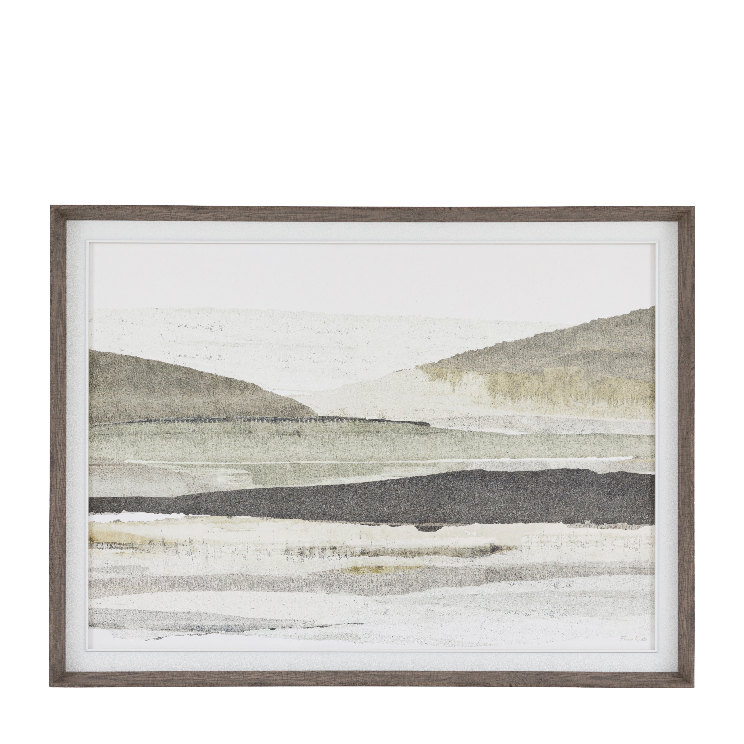 Morning Mirage Framed Canvas