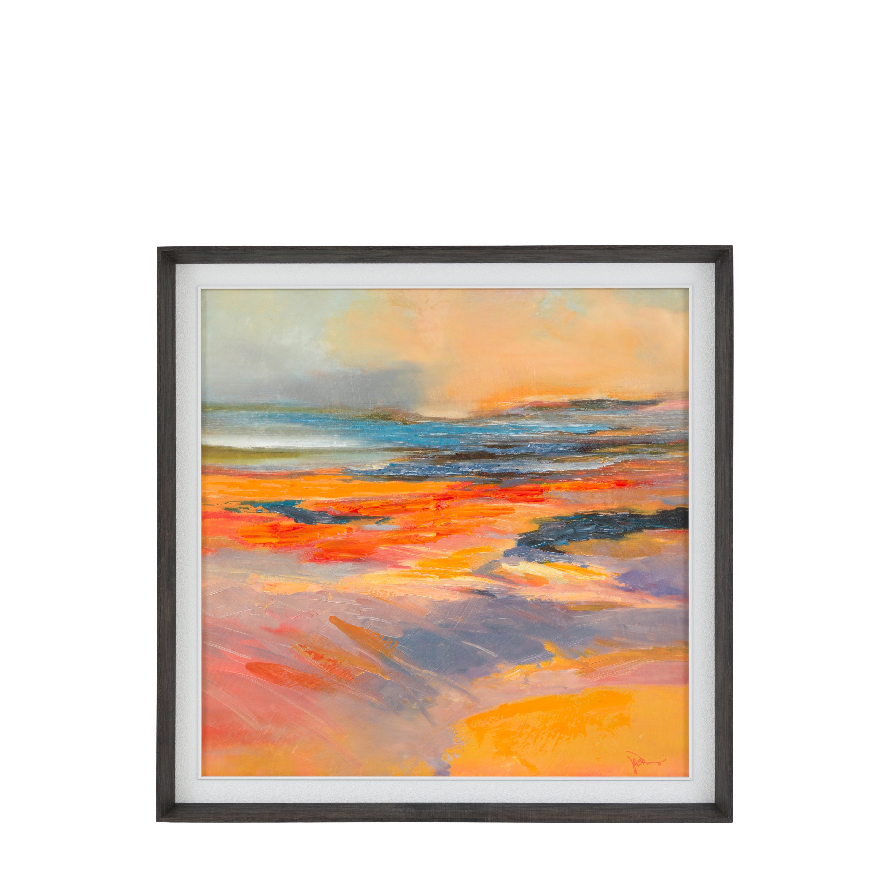 Blazing Framed Canvas