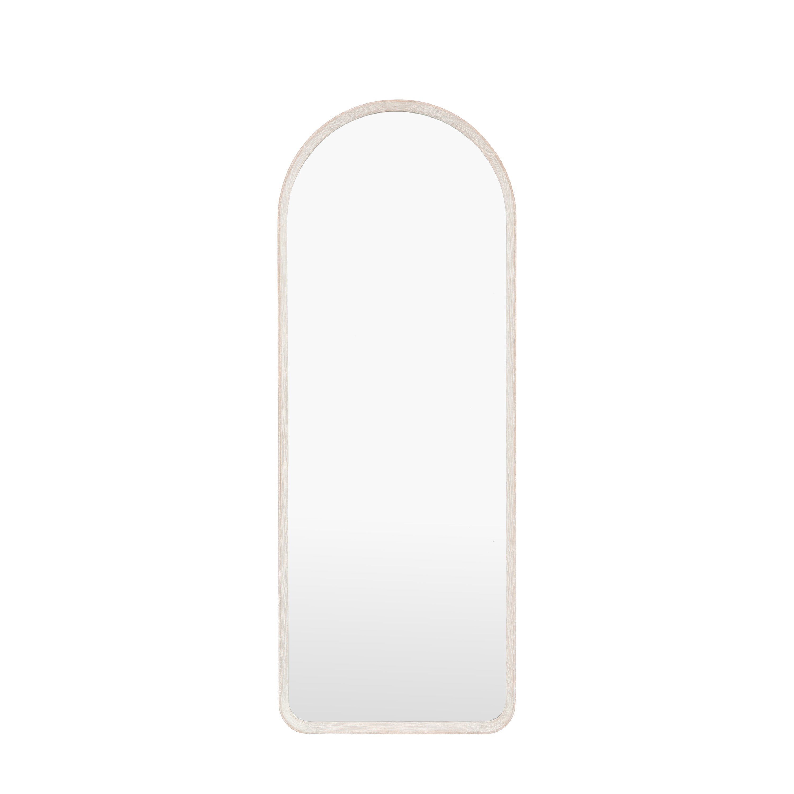 Helsinki Arch Leaner Mirror LimedOak