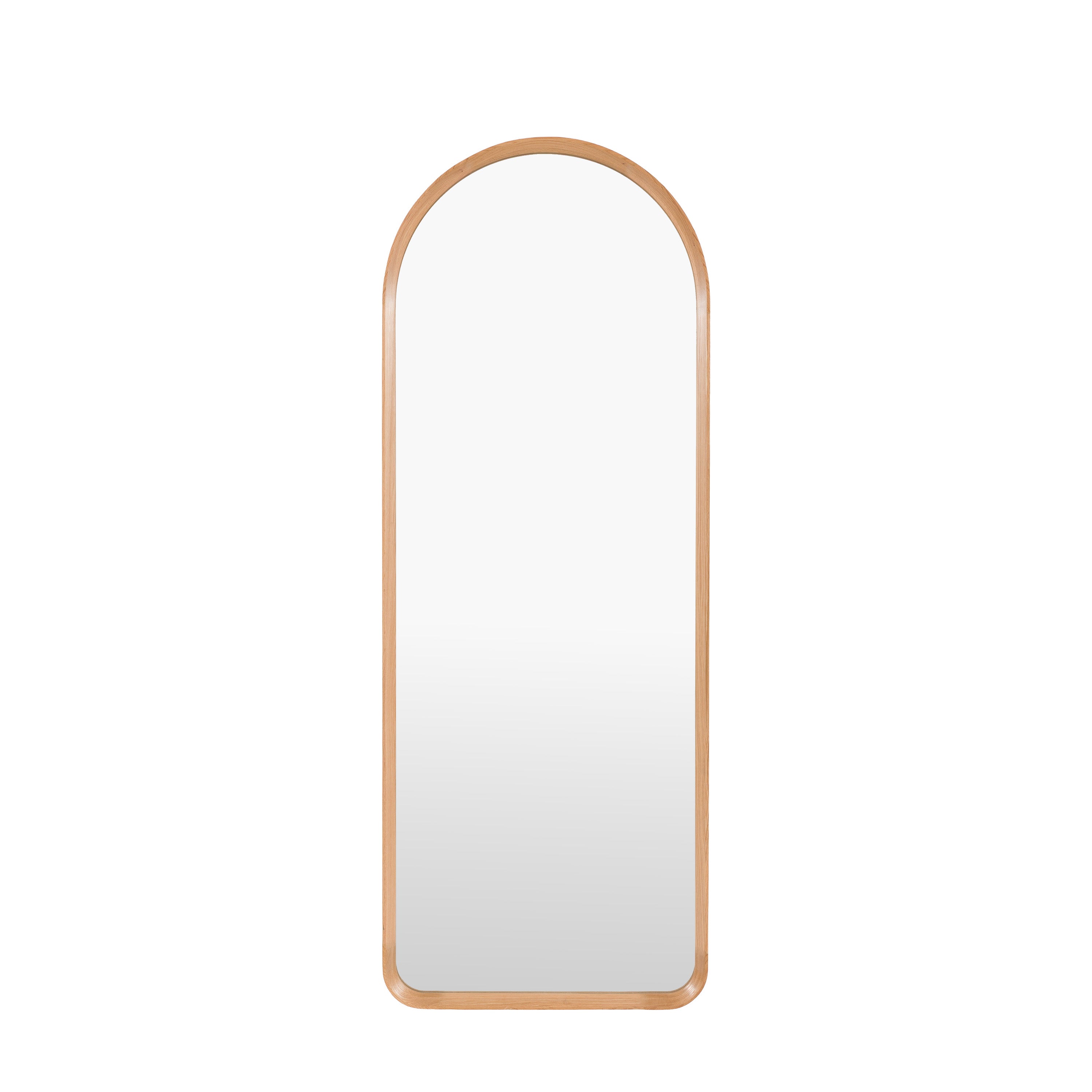 Helsinki Arch Leaner Mirror Oak