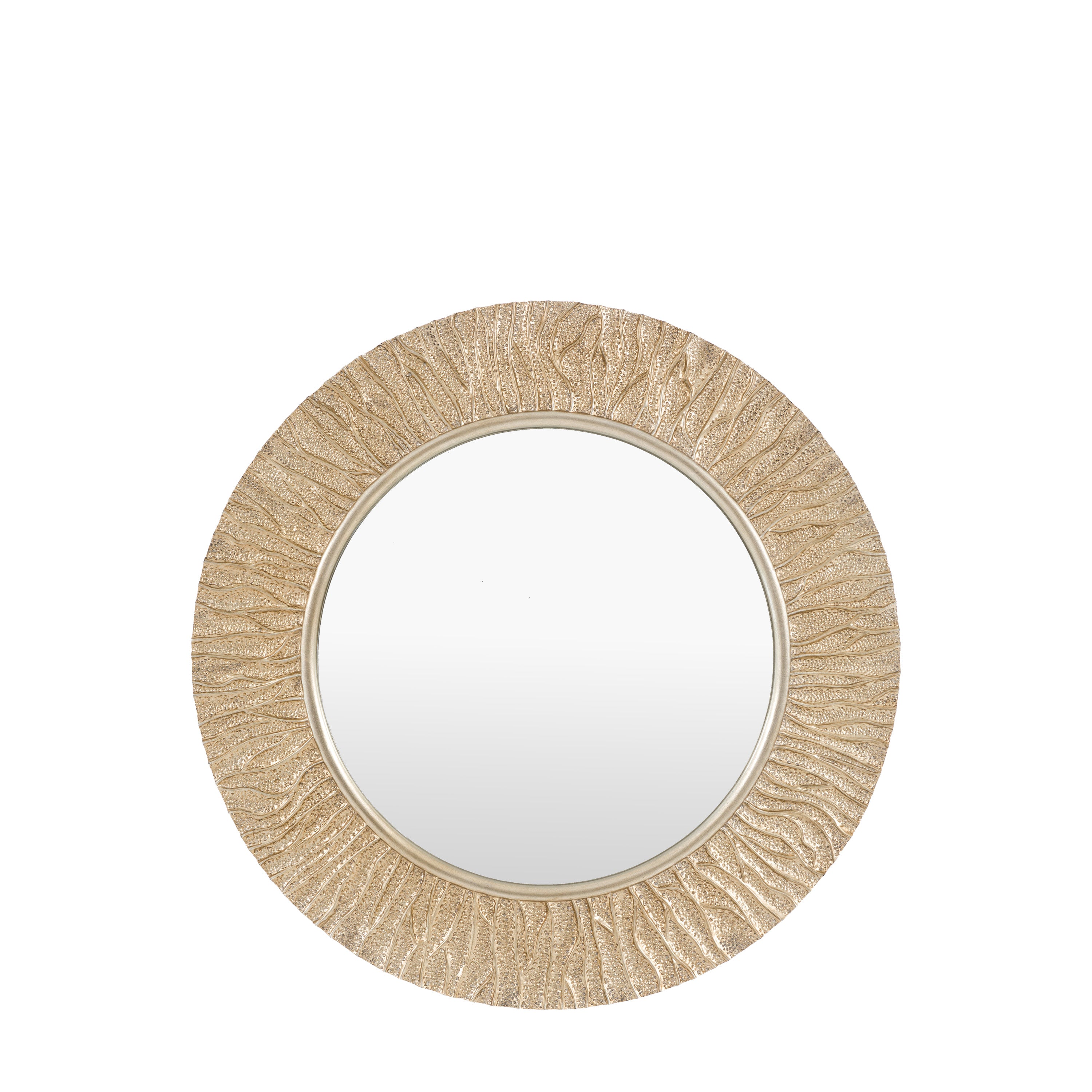 Falia Round Mirror Gold